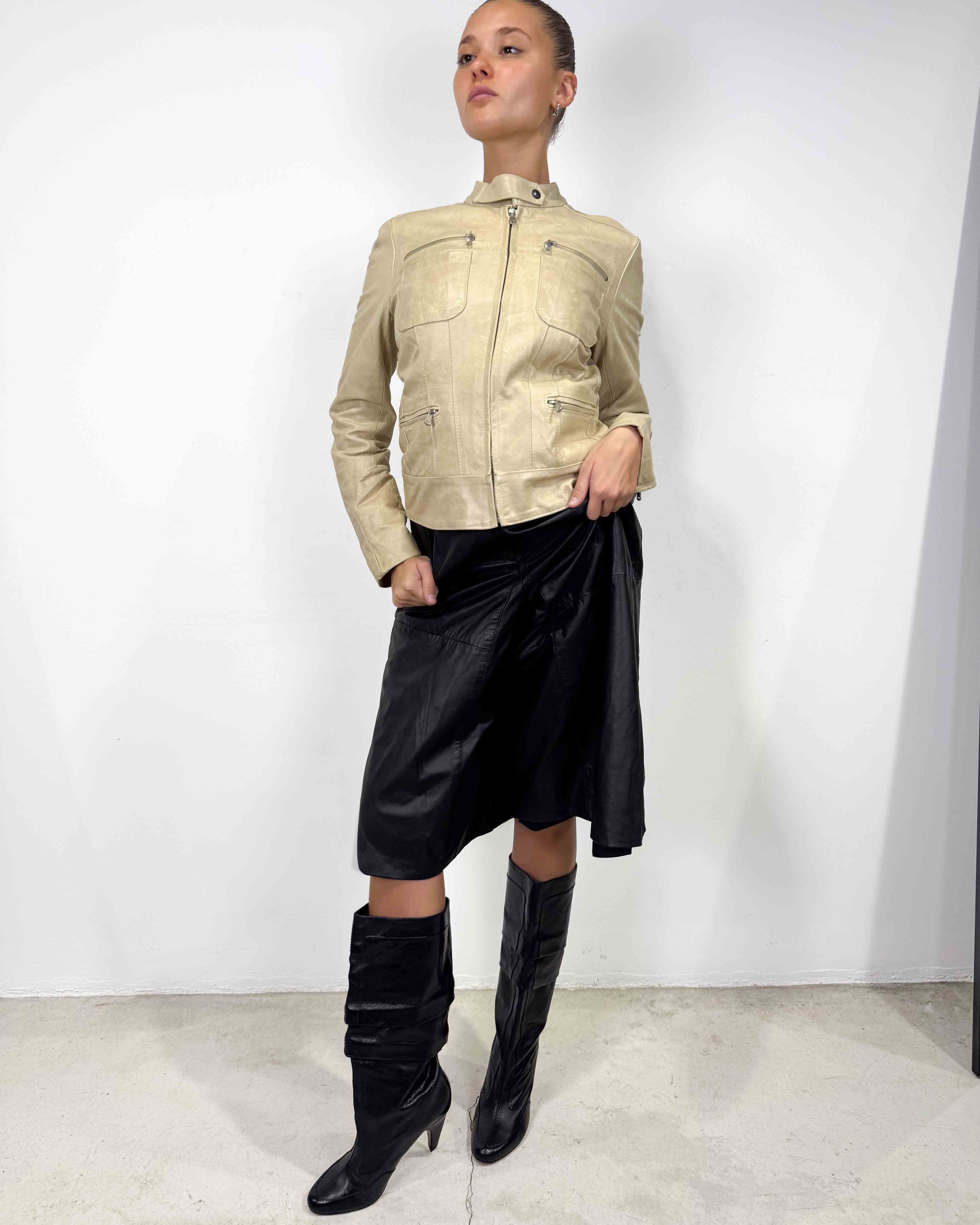 The paige leather jacket