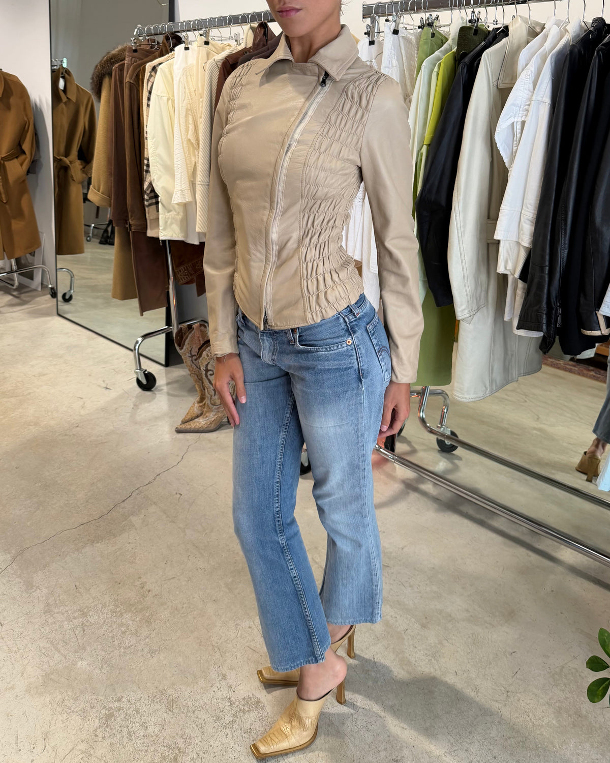 The leah leather jacket