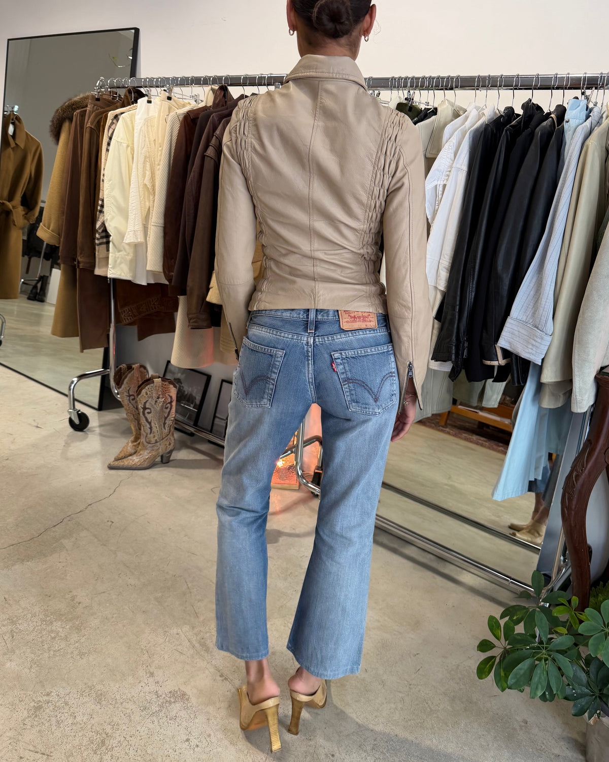The leah leather jacket