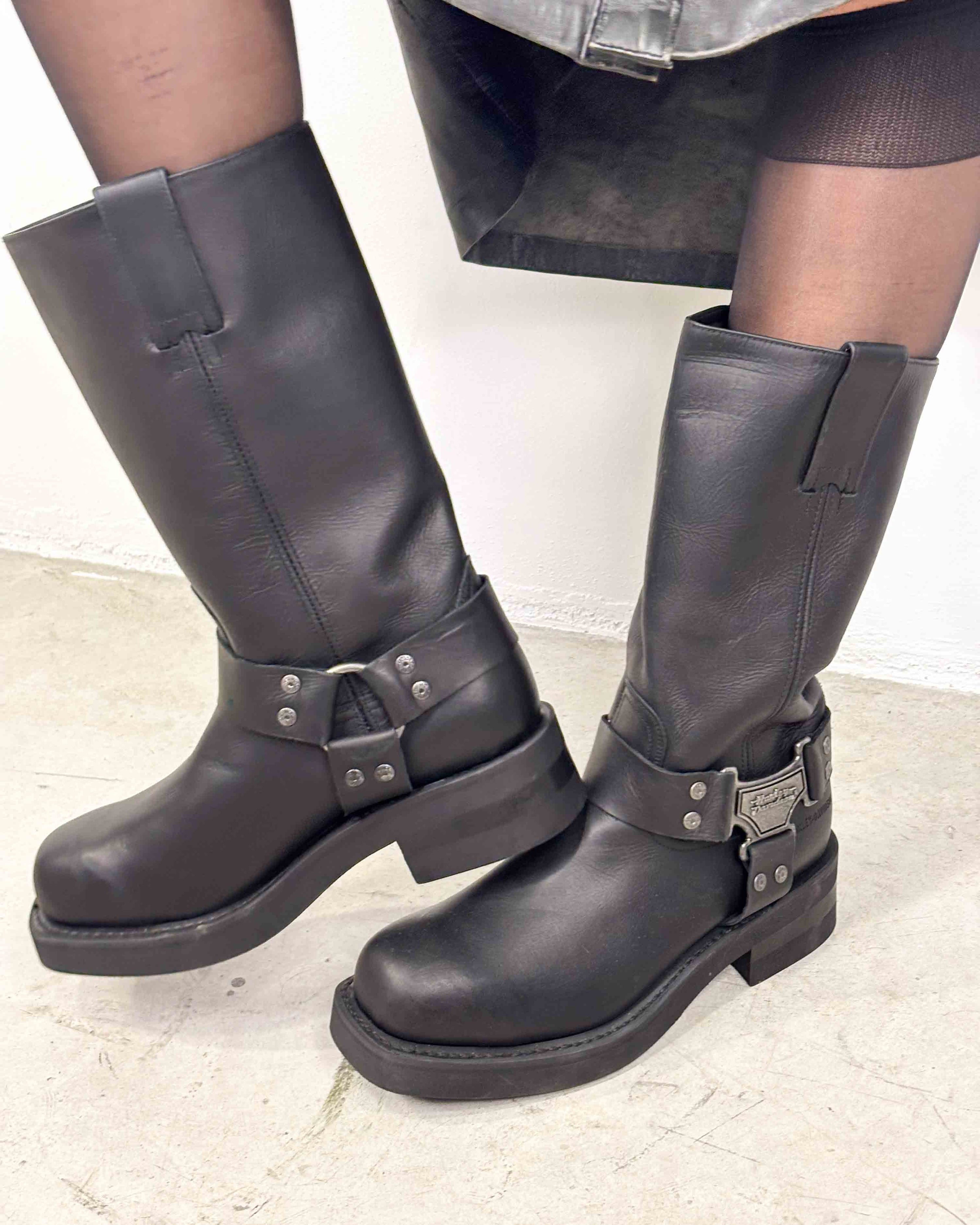 The carla leather boots by harley-davidson