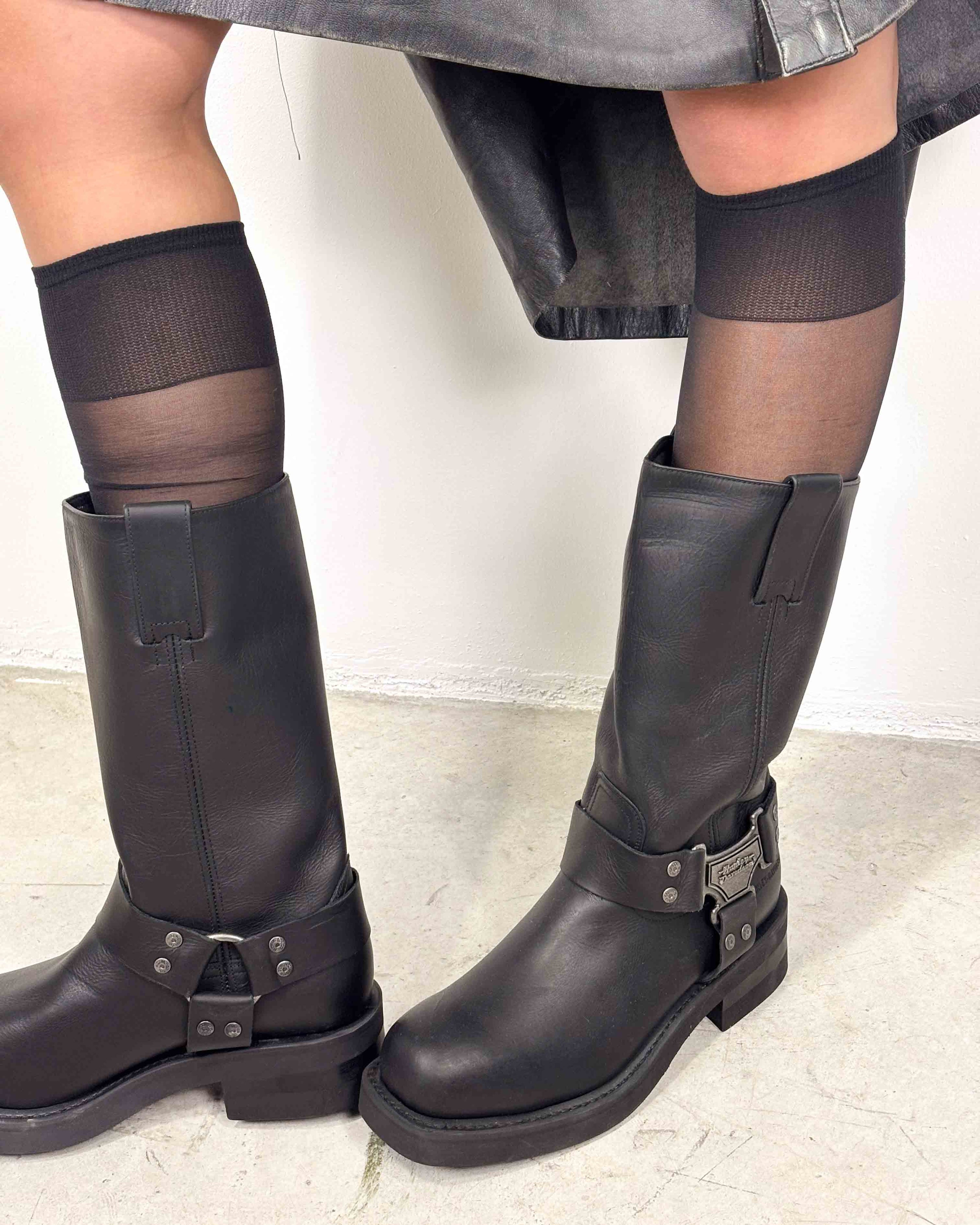 The carla leather boots by harley-davidson