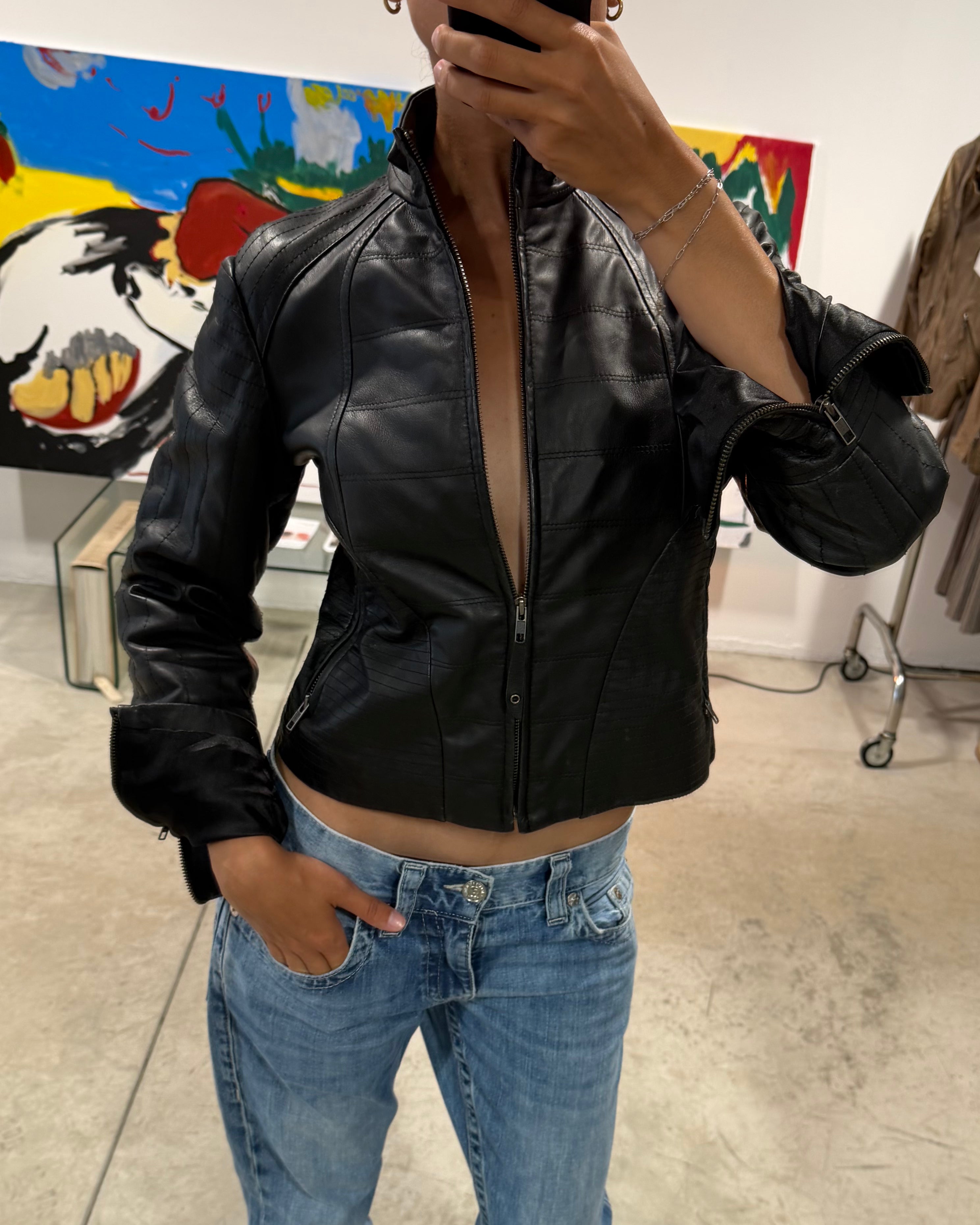 The yida leather jacket