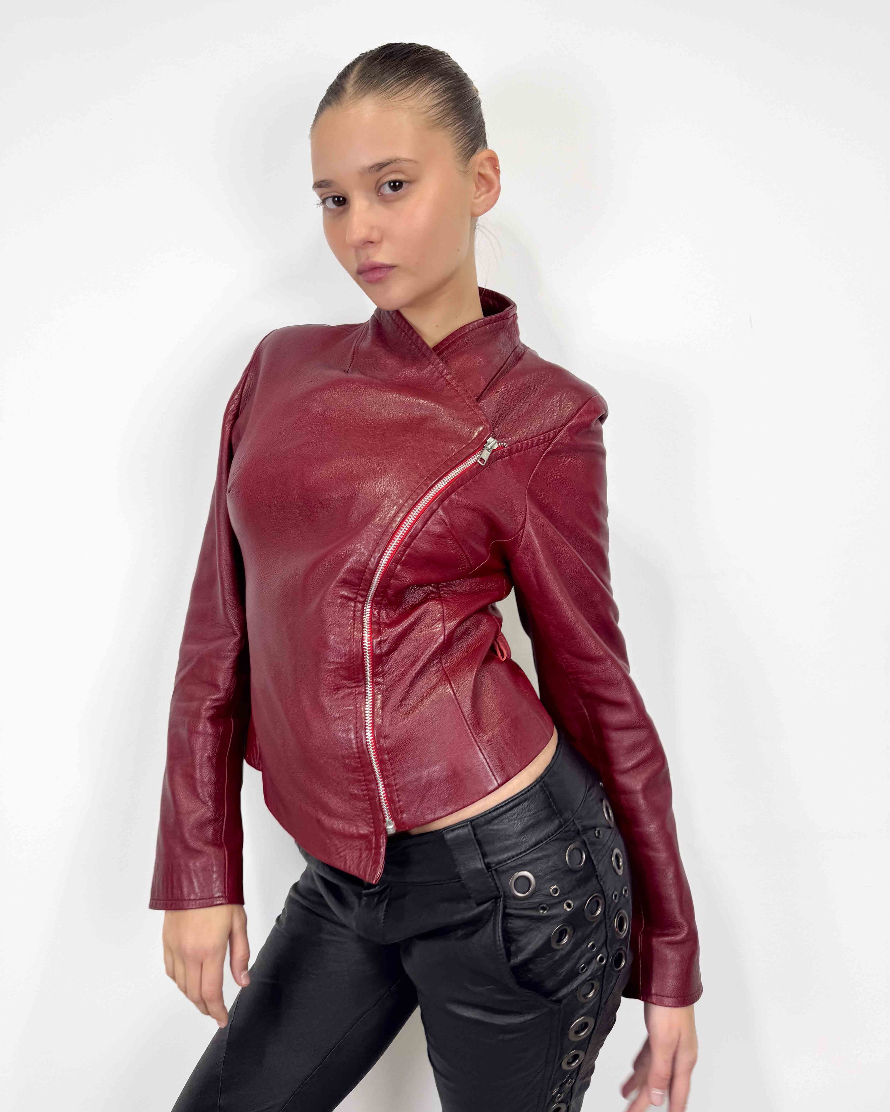 The gaby leather jacket