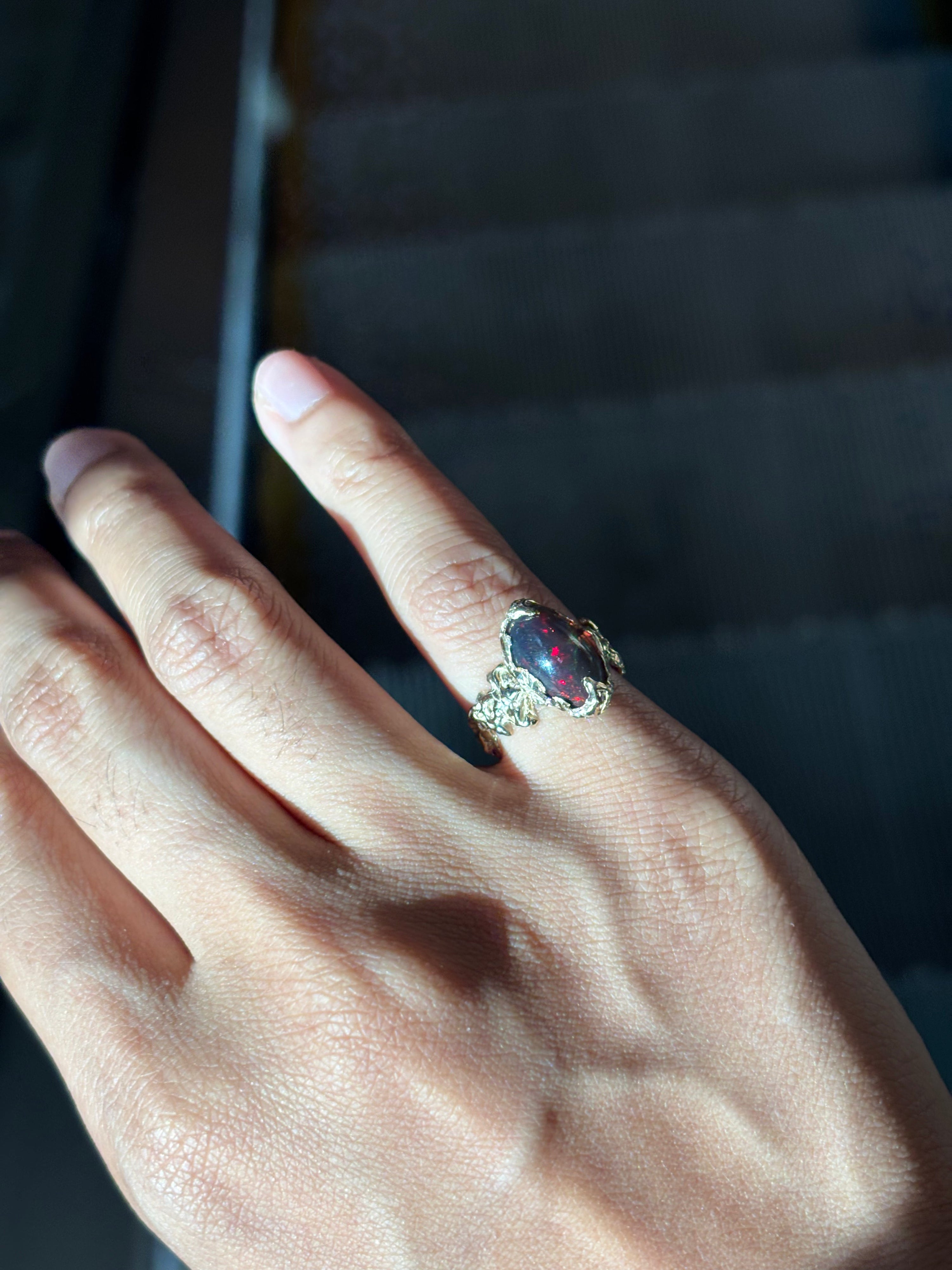 Irradiate ring - gold size h