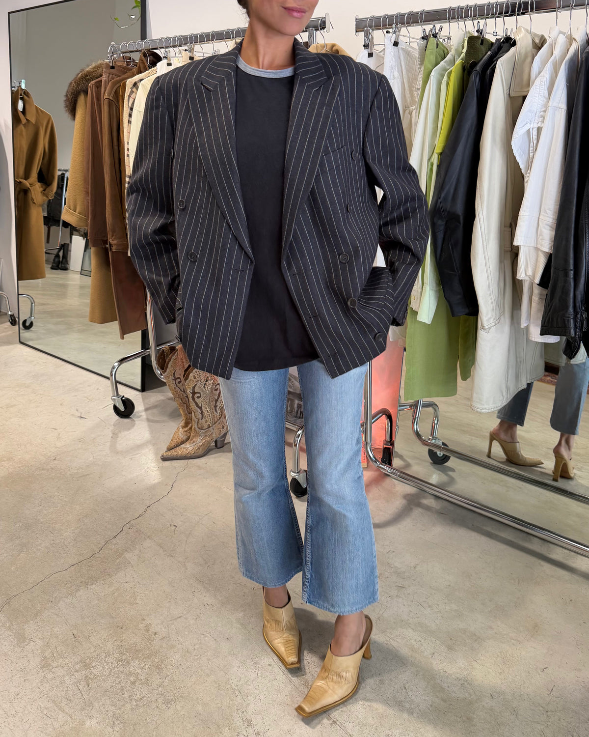 The alessandra blazer by moschino