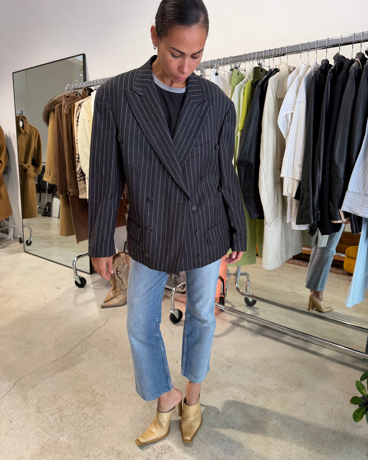 The alessandra blazer by moschino
