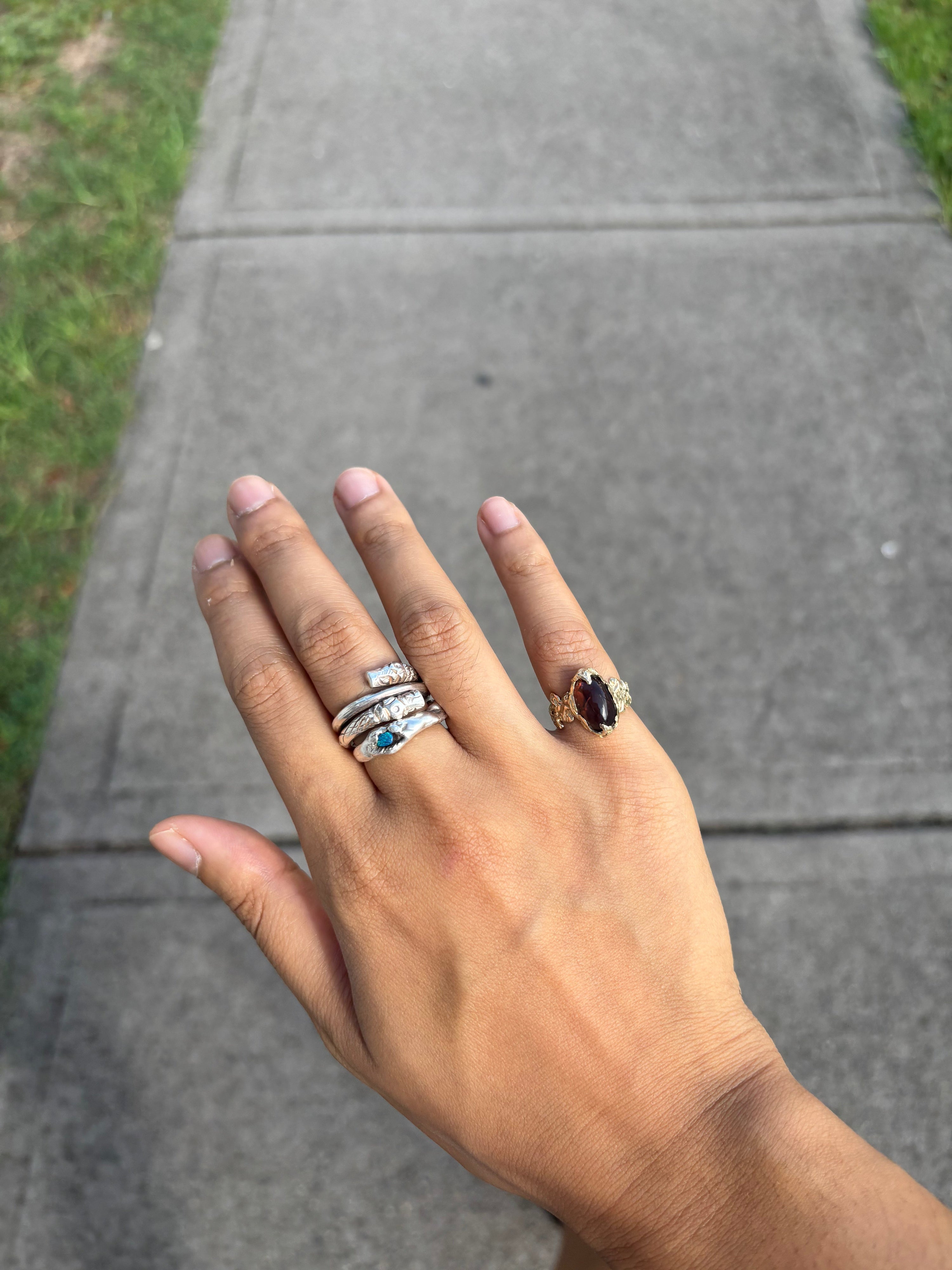 Irradiate ring - gold size h