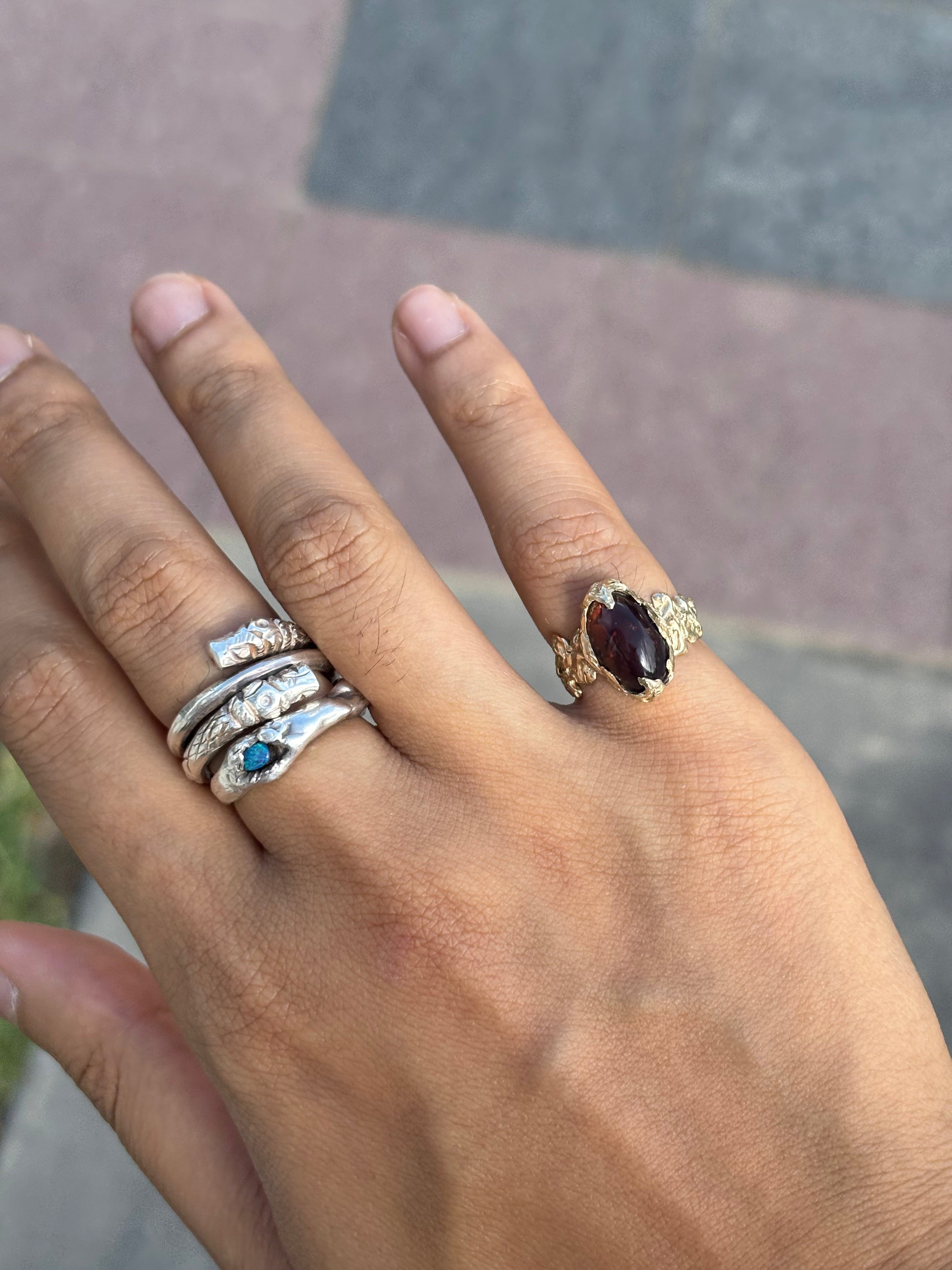 Irradiate ring - gold size h