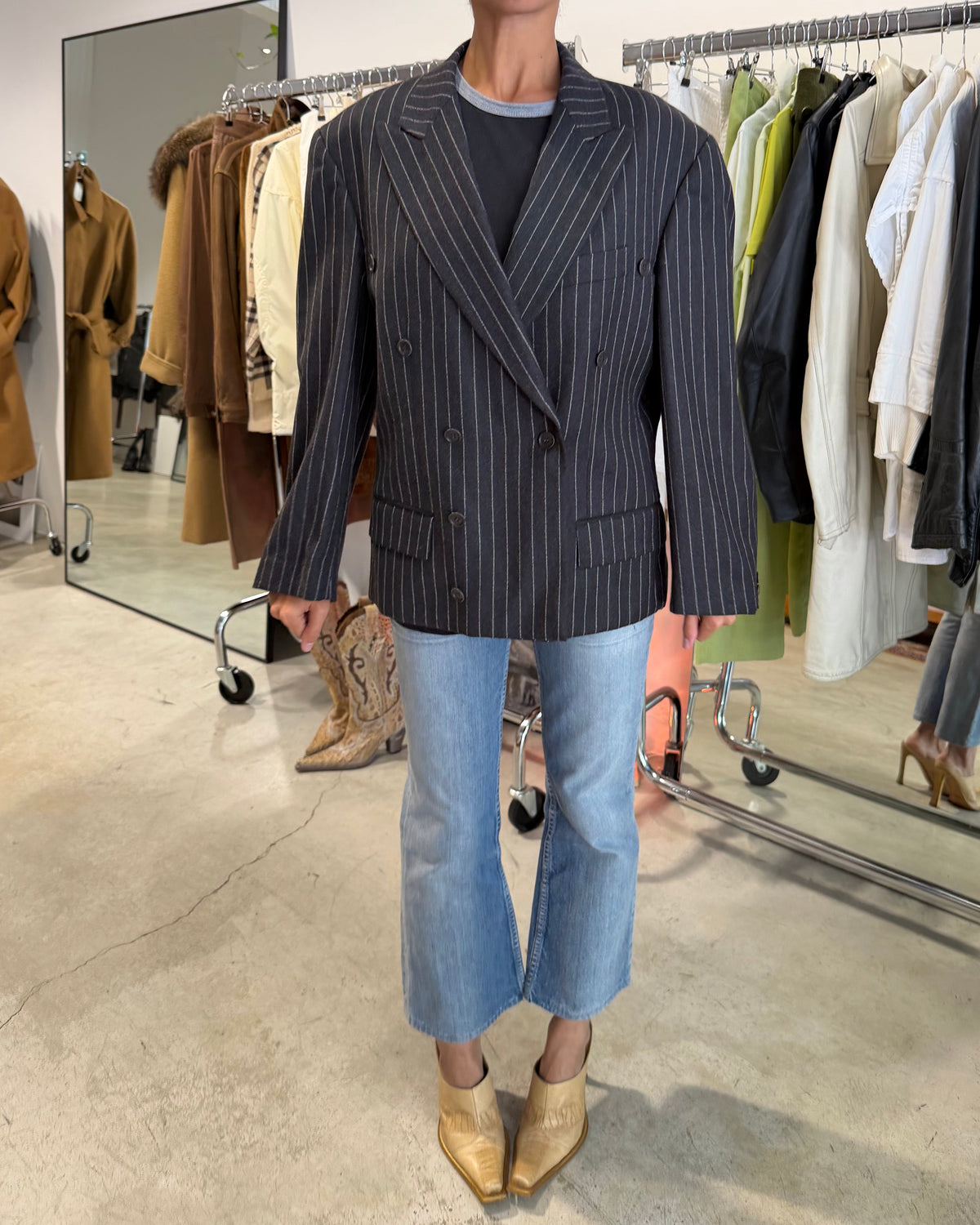 The alessandra blazer by moschino