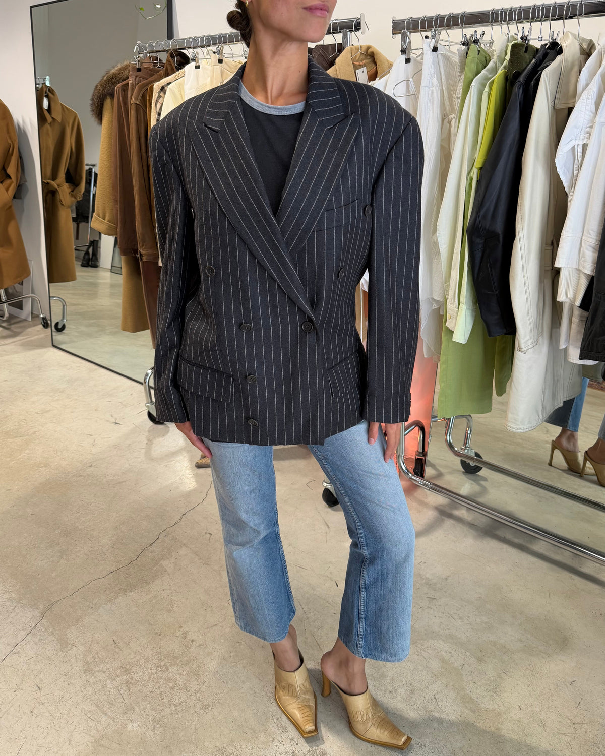The alessandra blazer by moschino