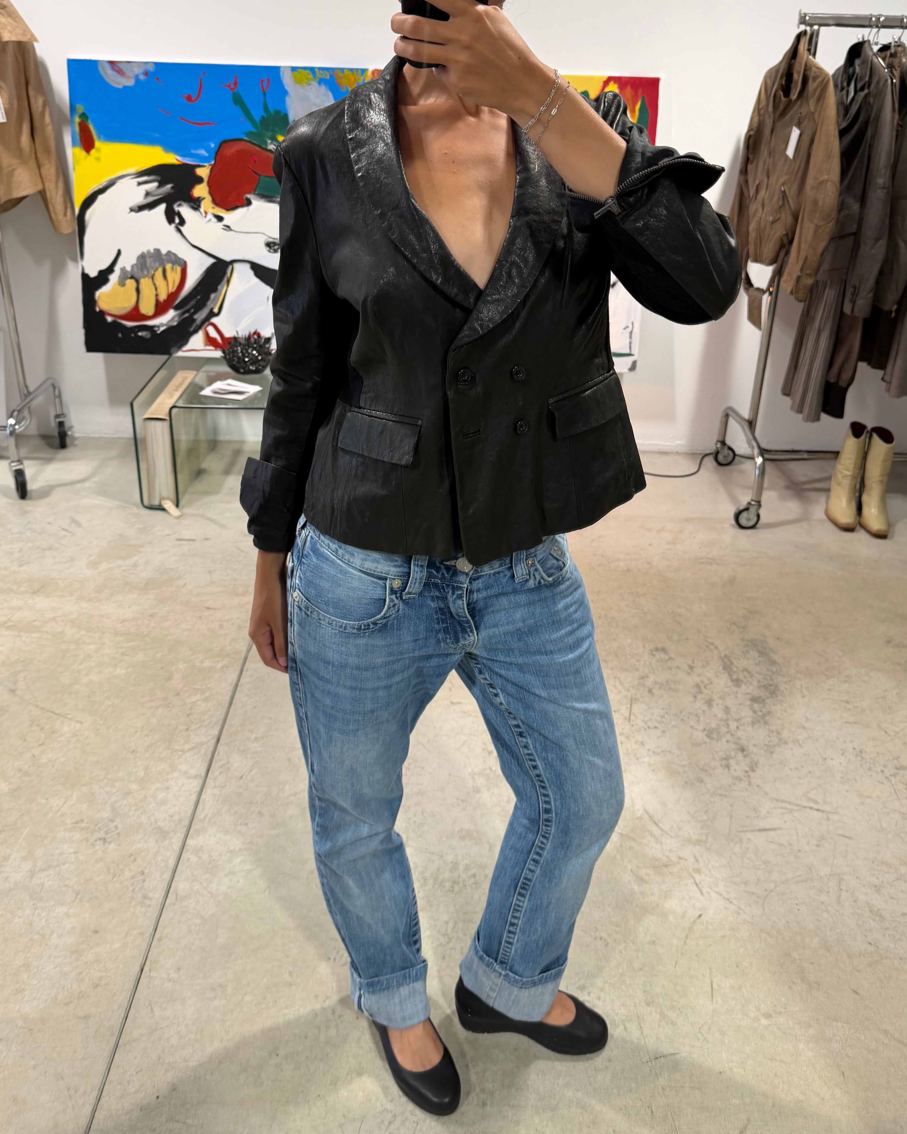 The adita leather jacket