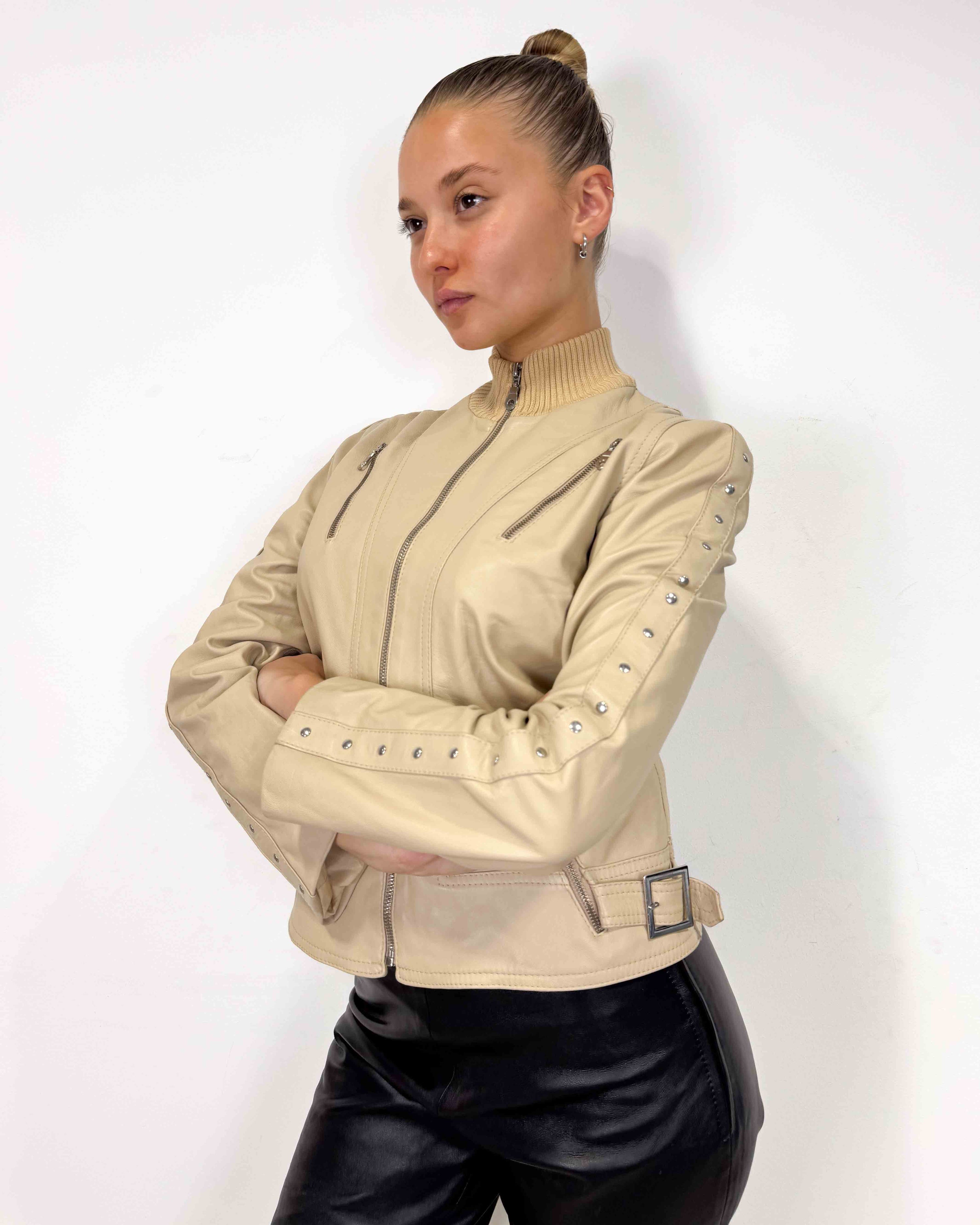 The sabina leather jacket