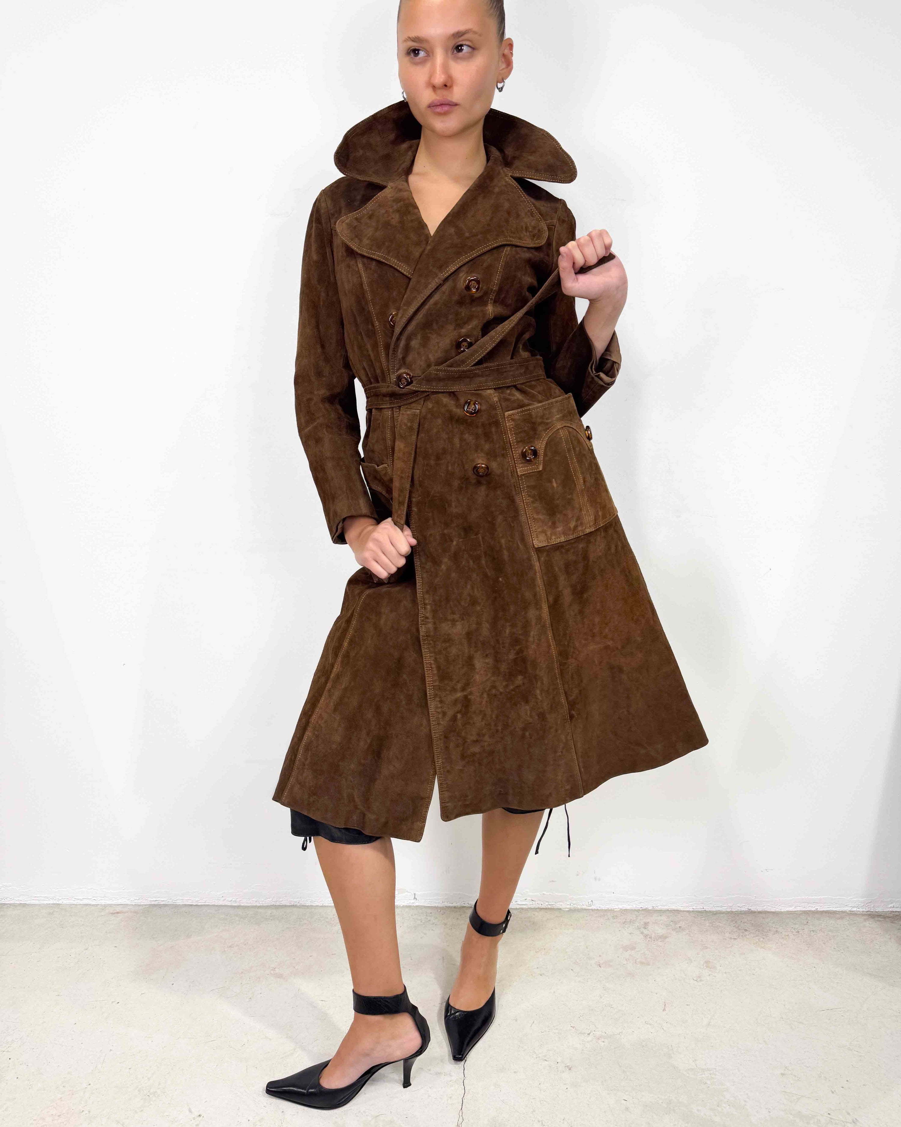 The georgia leather coat
