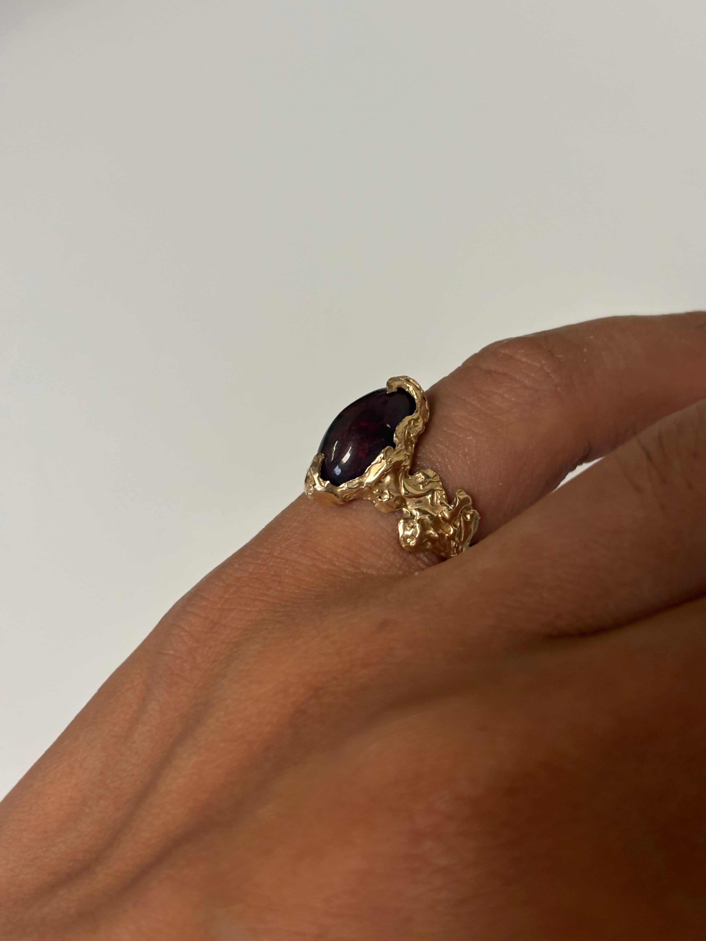 Irradiate ring - gold size h
