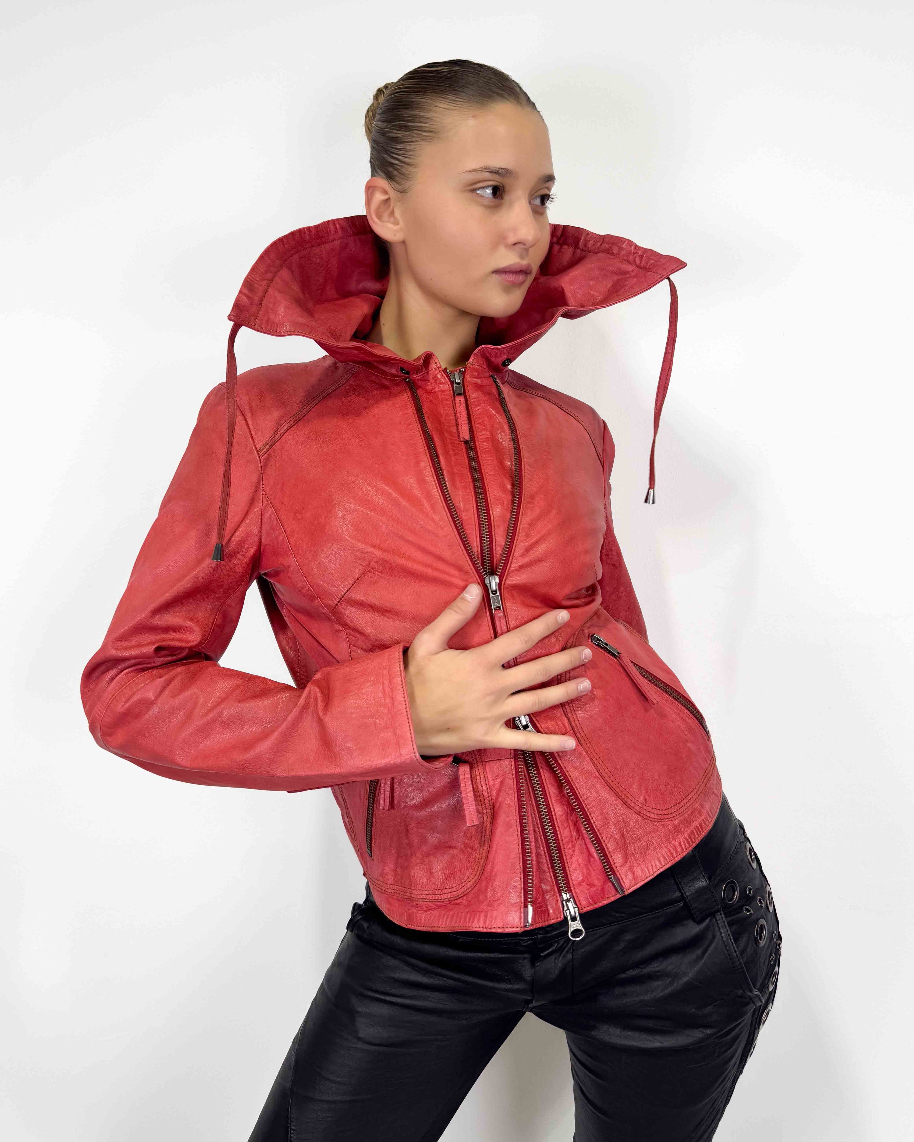 The aegea leather jacket
