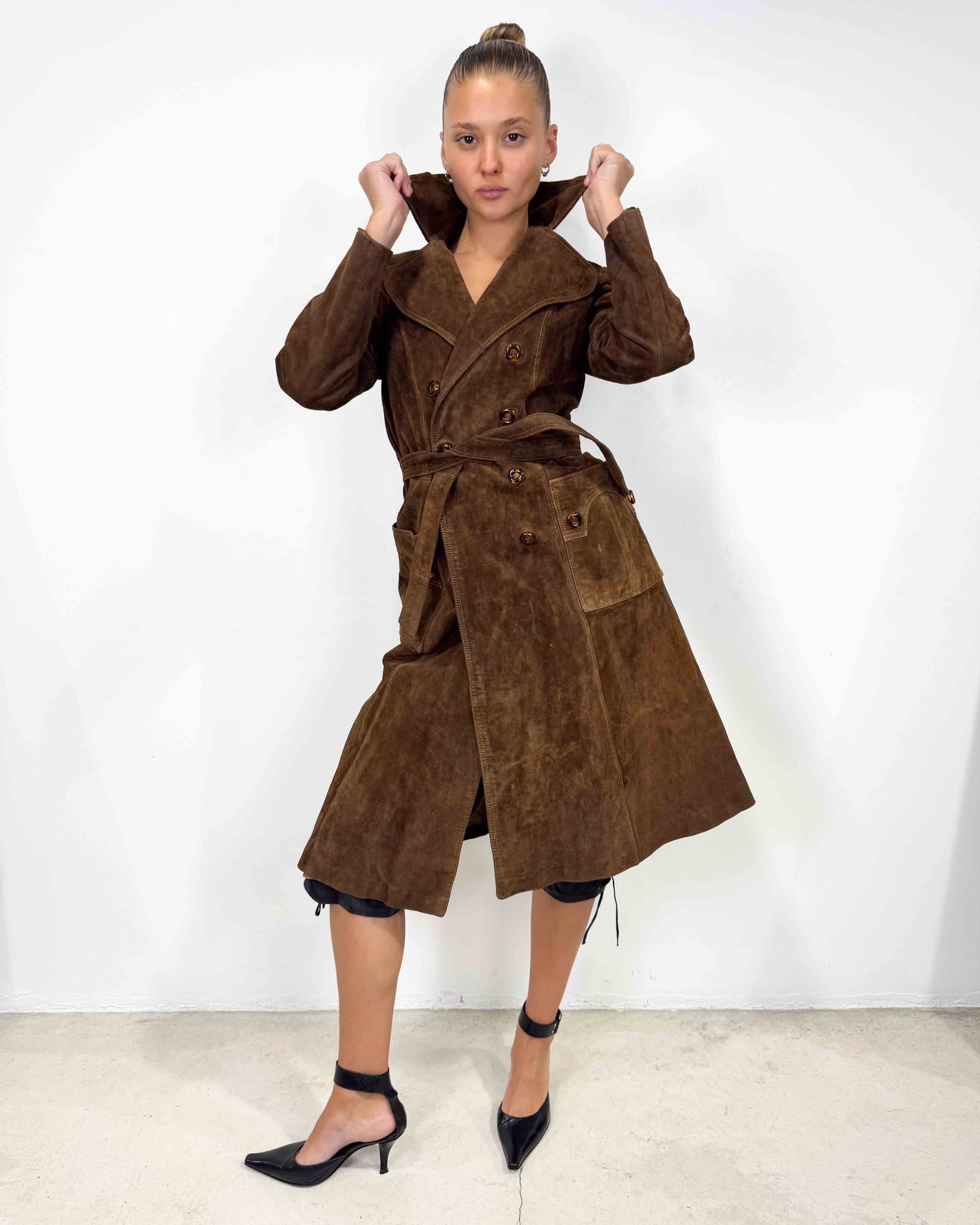 The georgia leather coat