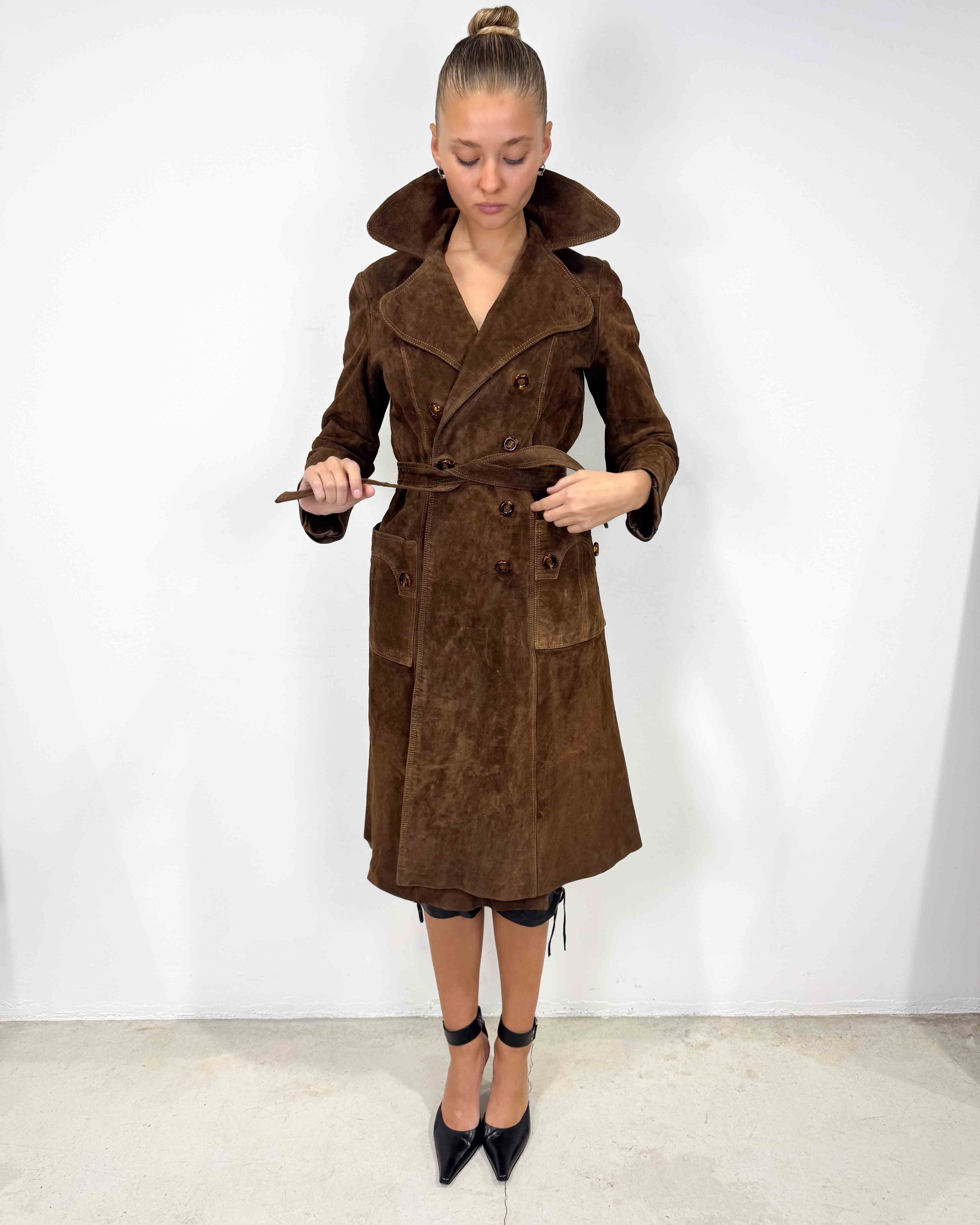 The georgia leather coat