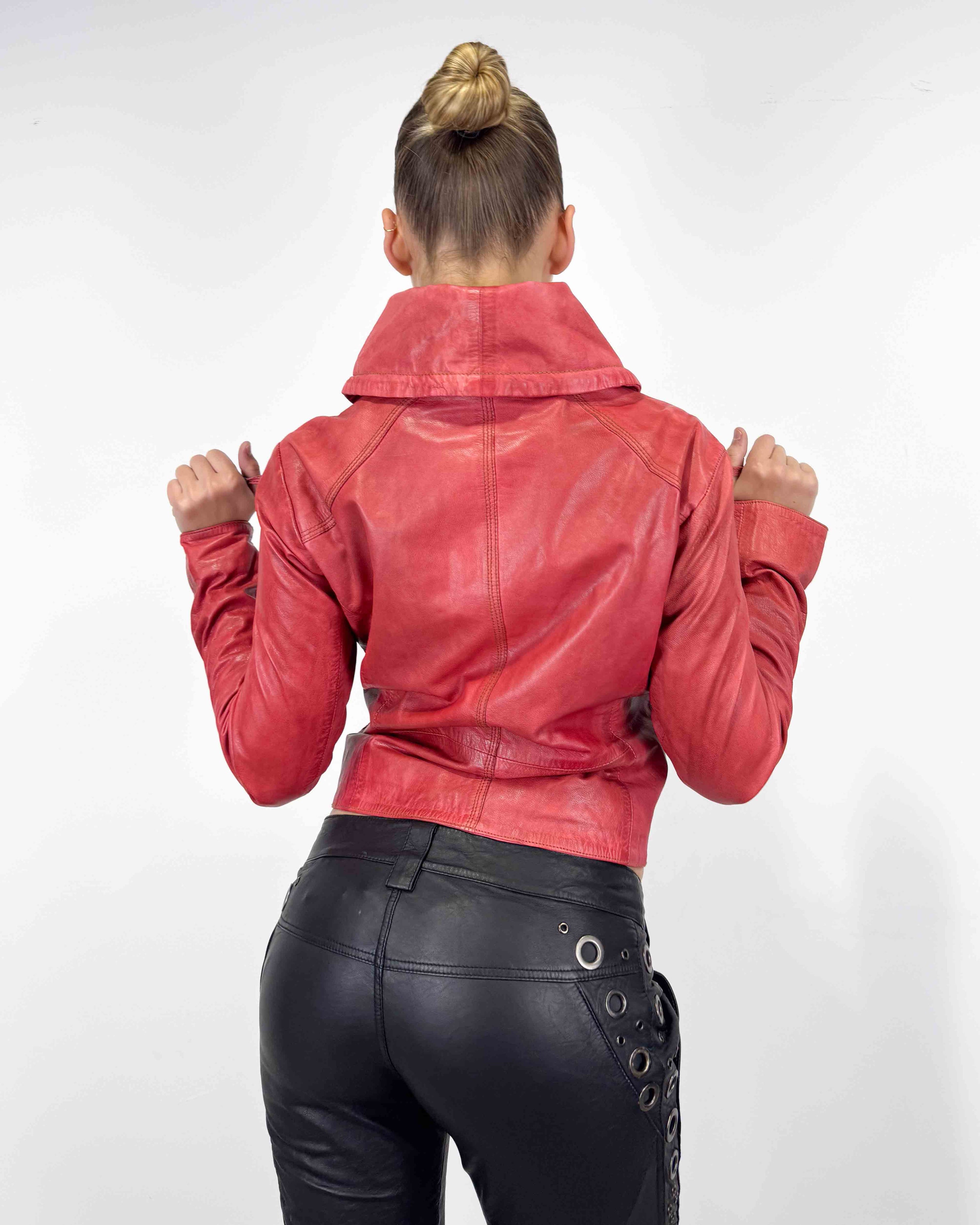 The aegea leather jacket