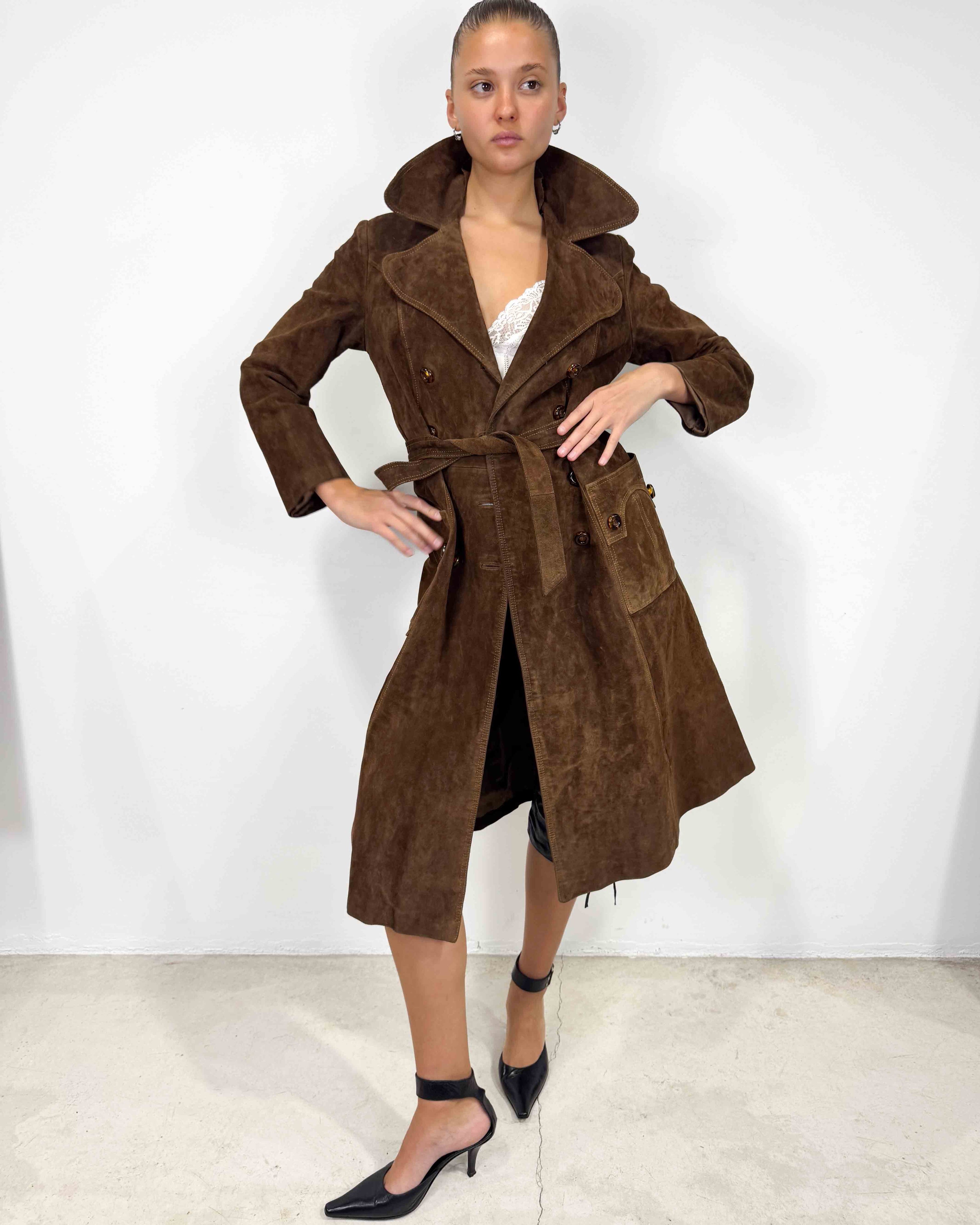 The georgia leather coat