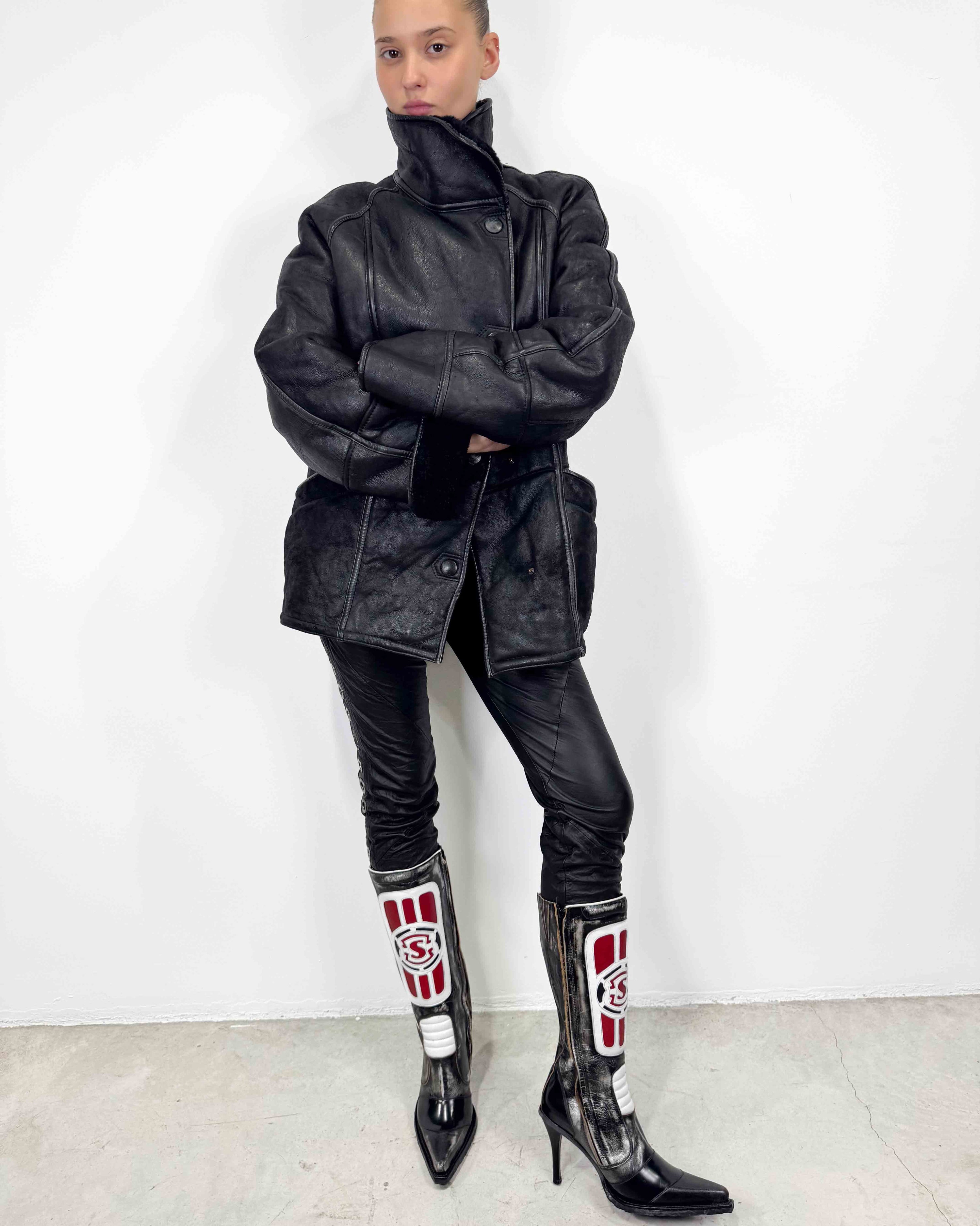 The virgine leather boots
