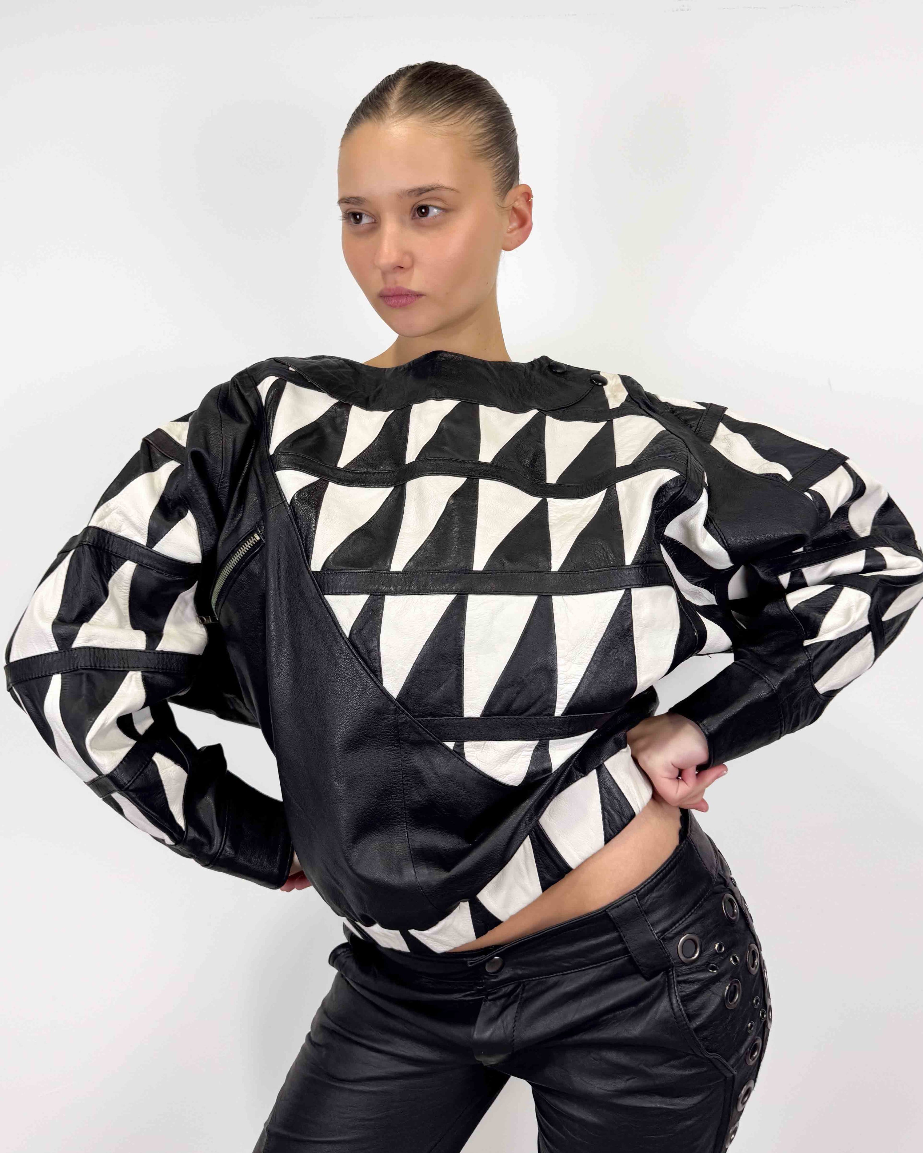 The raina leather jacket
