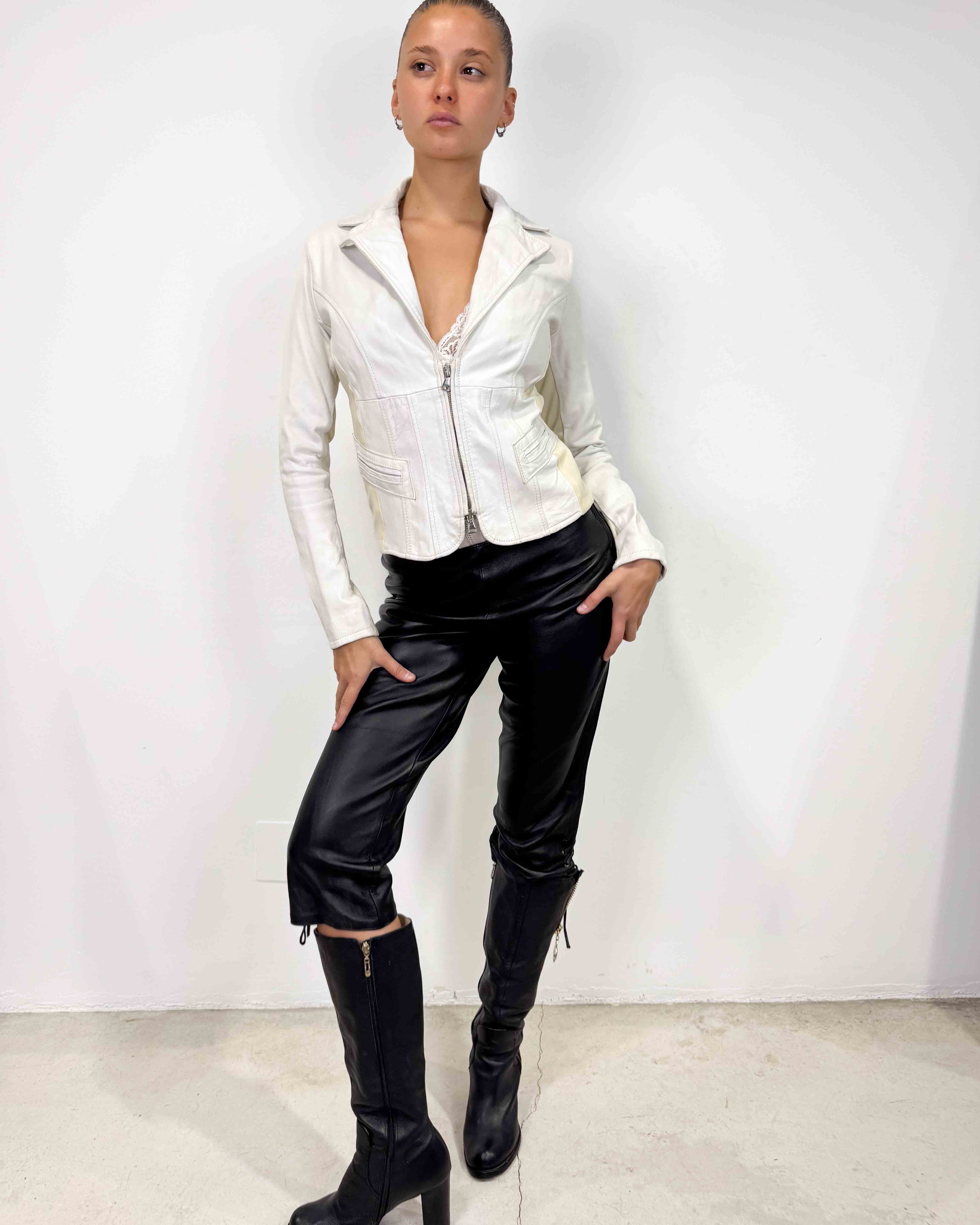 The ellie leather jacket