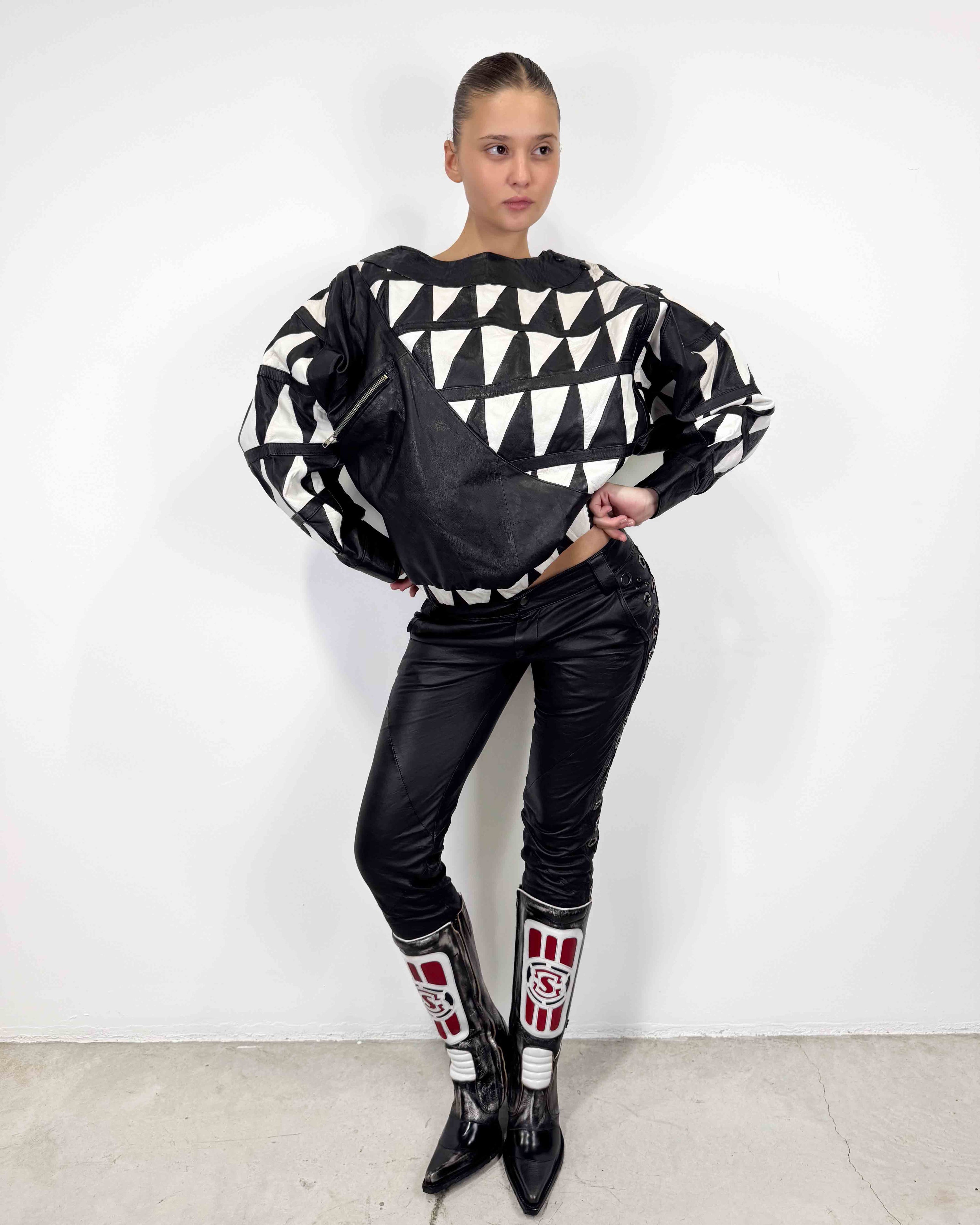 The raina leather jacket