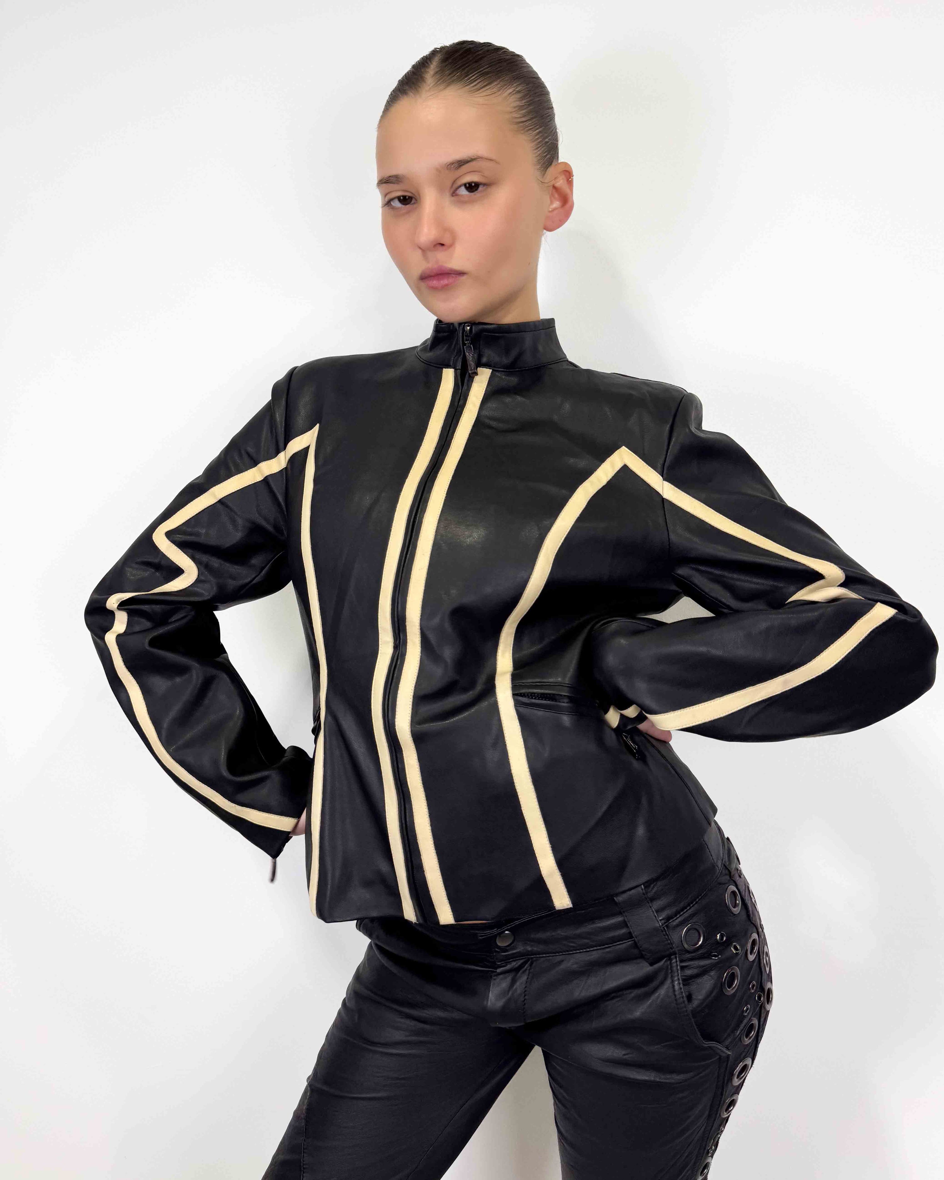 The daisy leather jacket