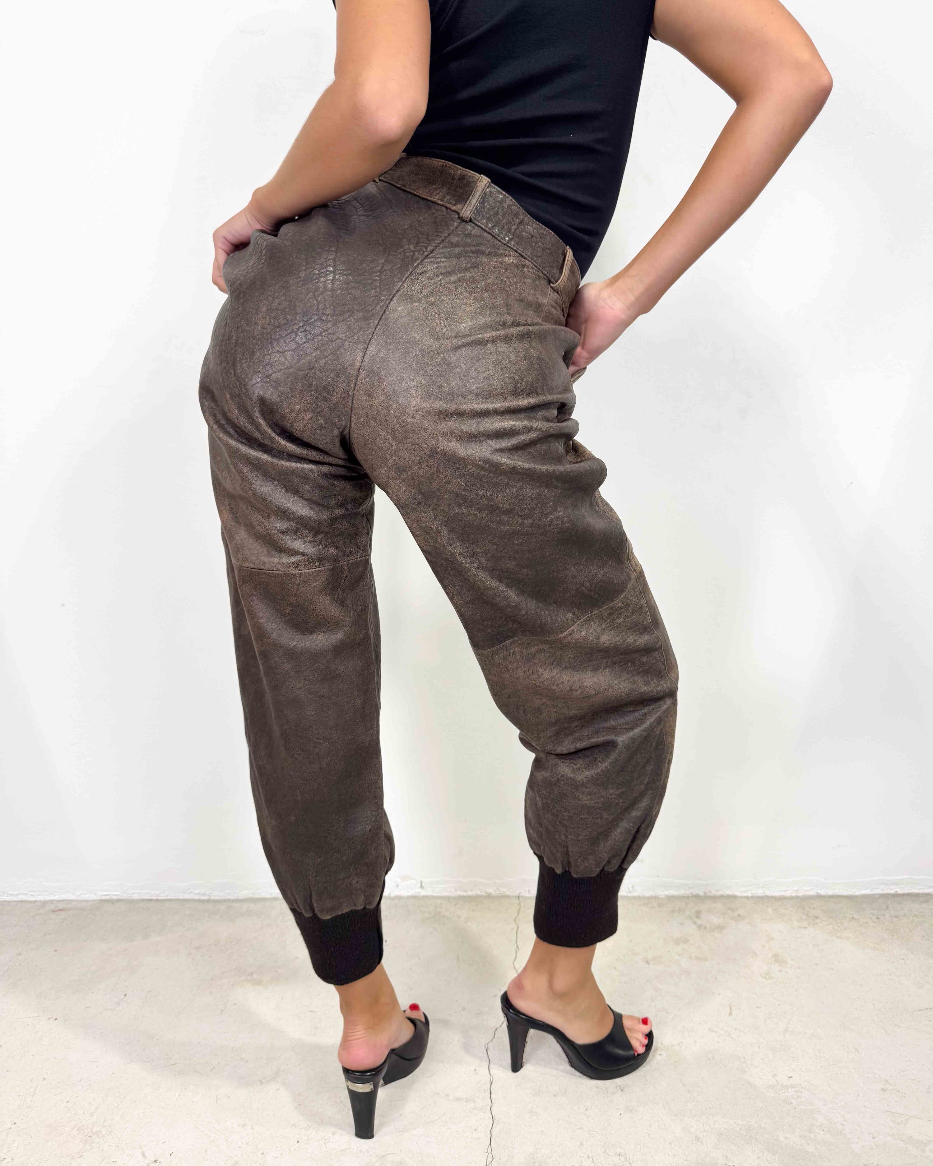 The gabrielle leather pants