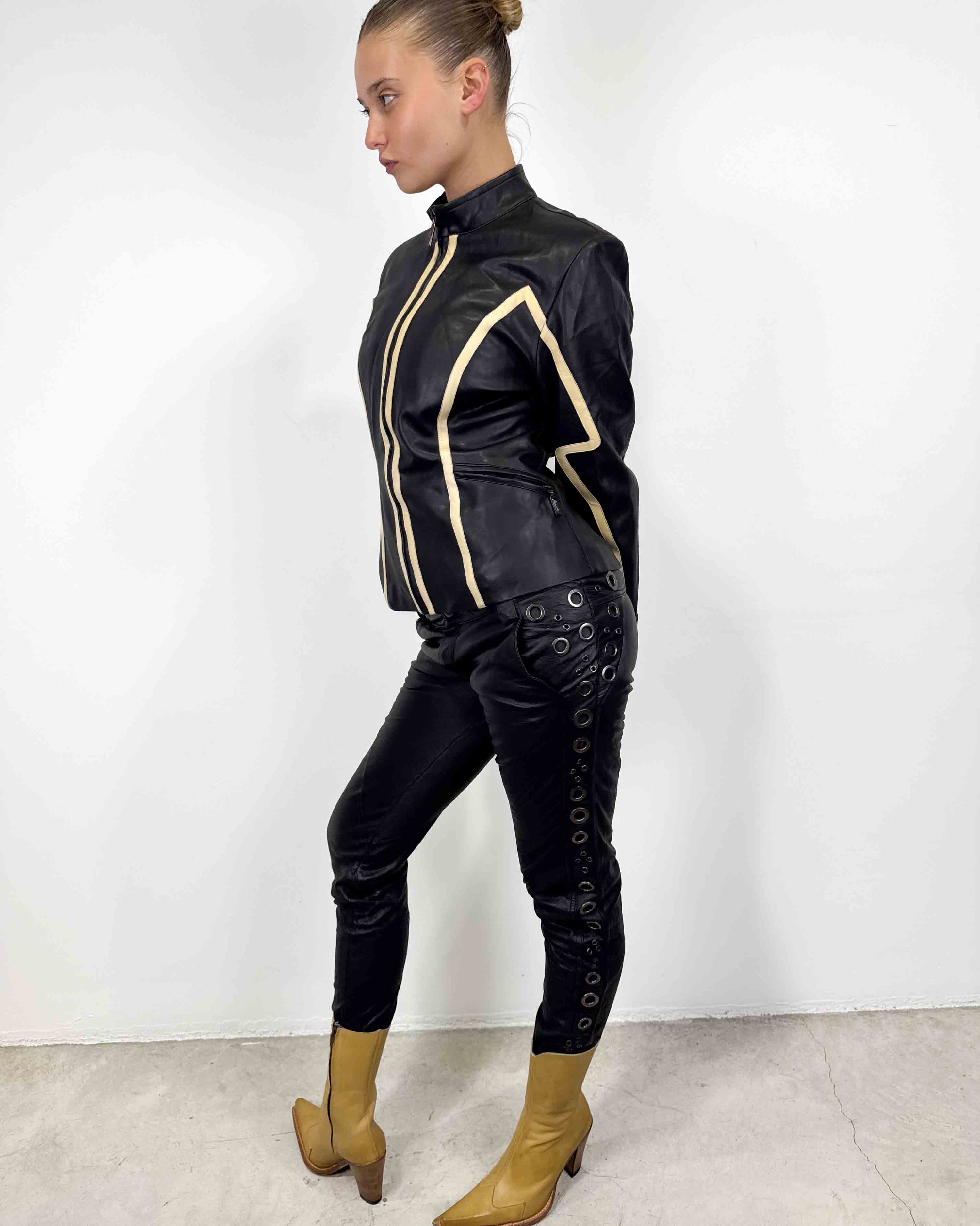The daisy leather jacket