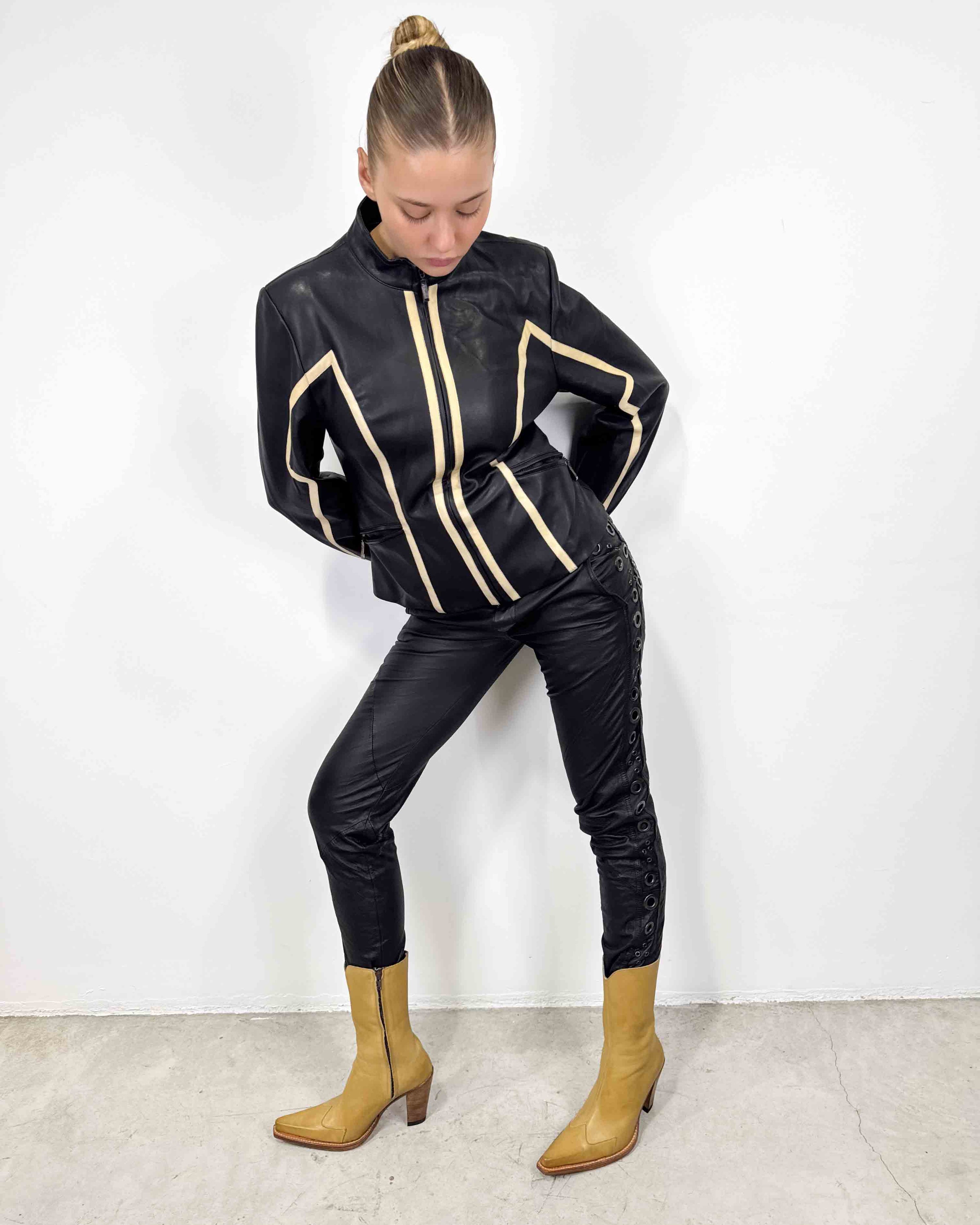 The daisy leather jacket