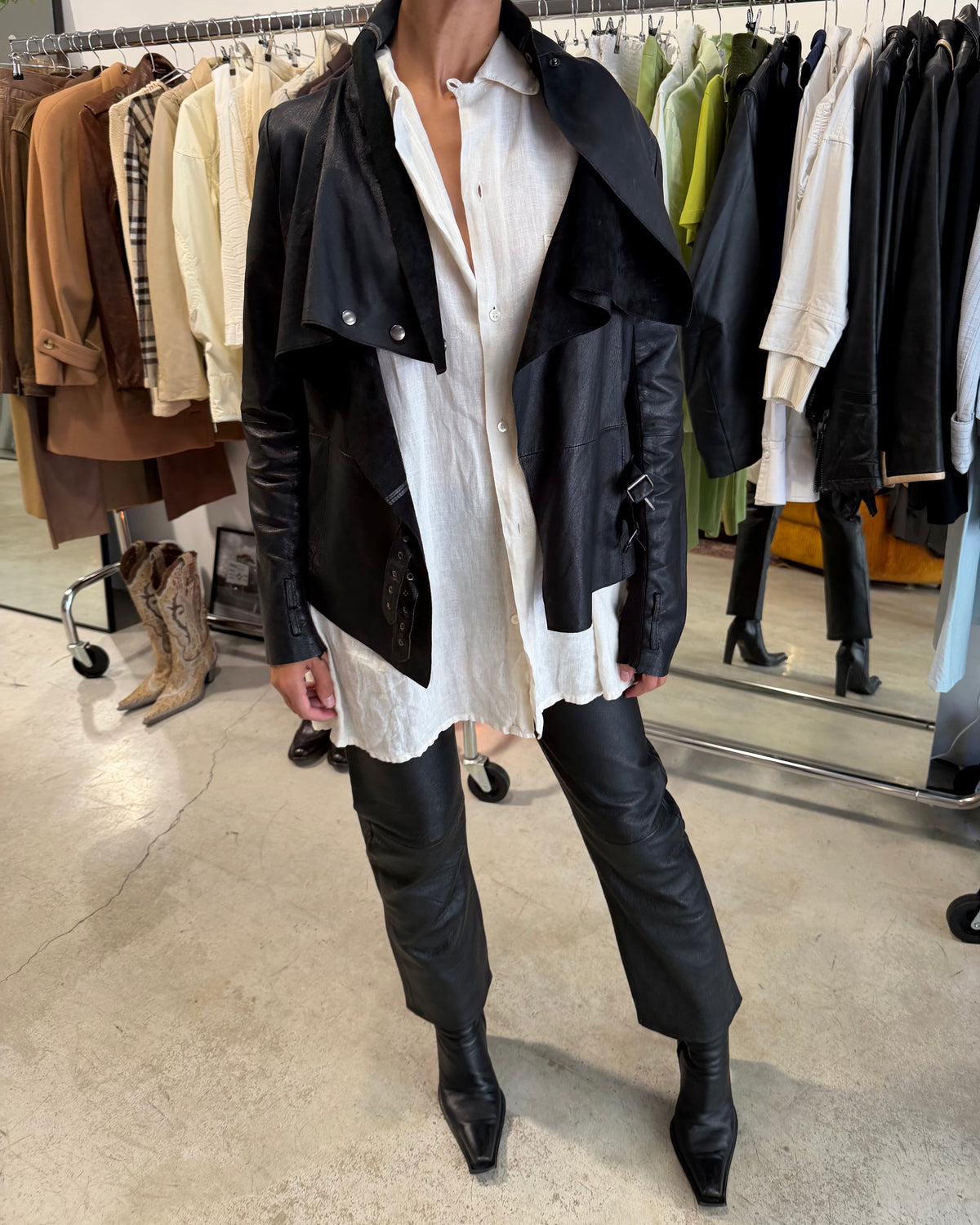 The luna leather jacket