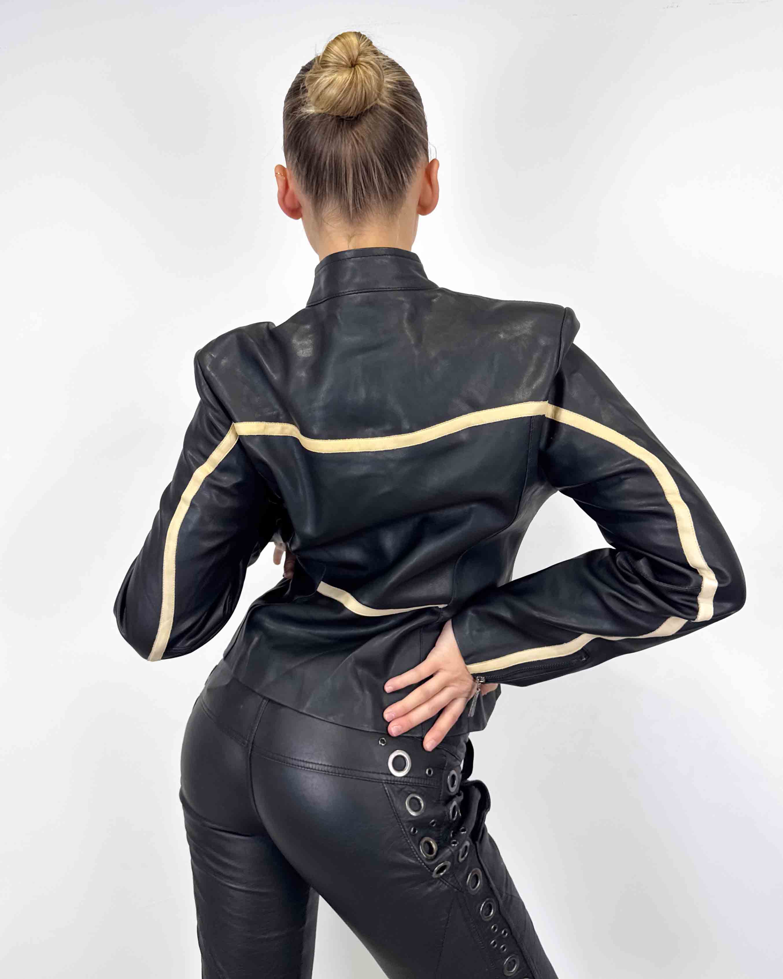The daisy leather jacket