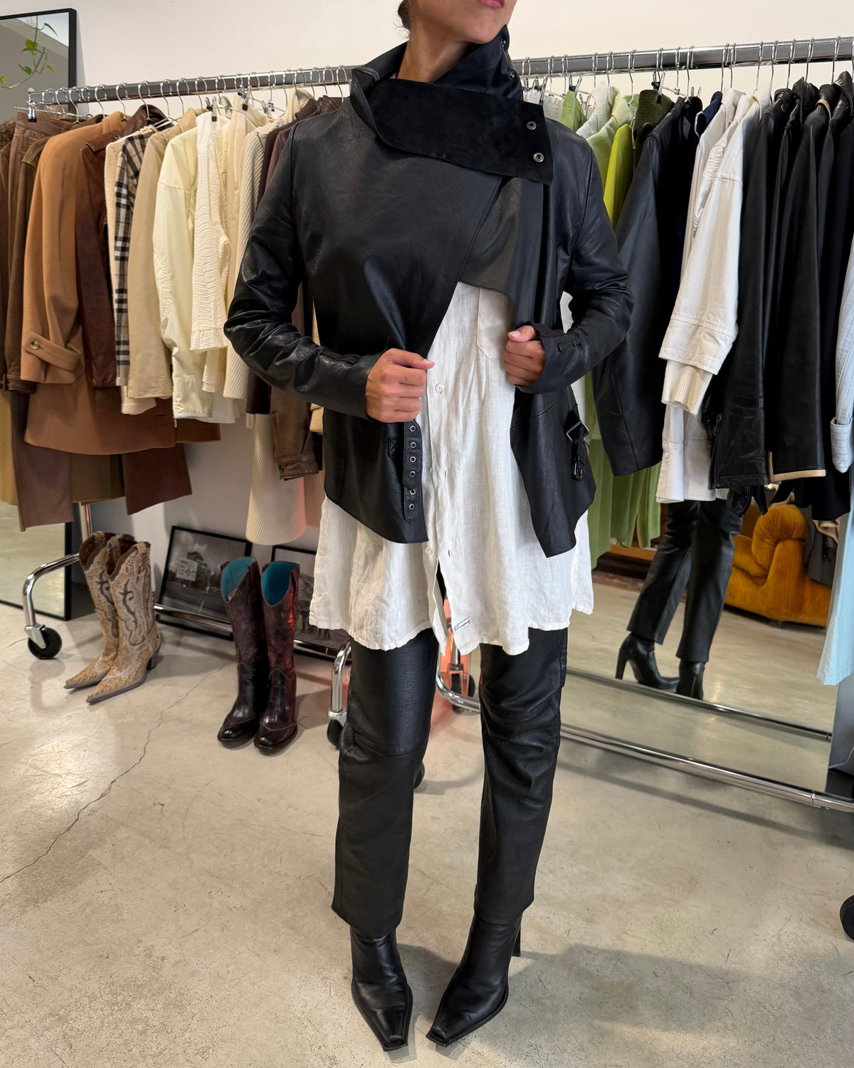 The luna leather jacket