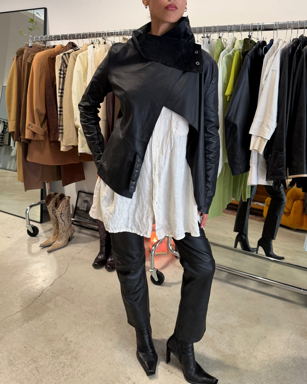 The luna leather jacket