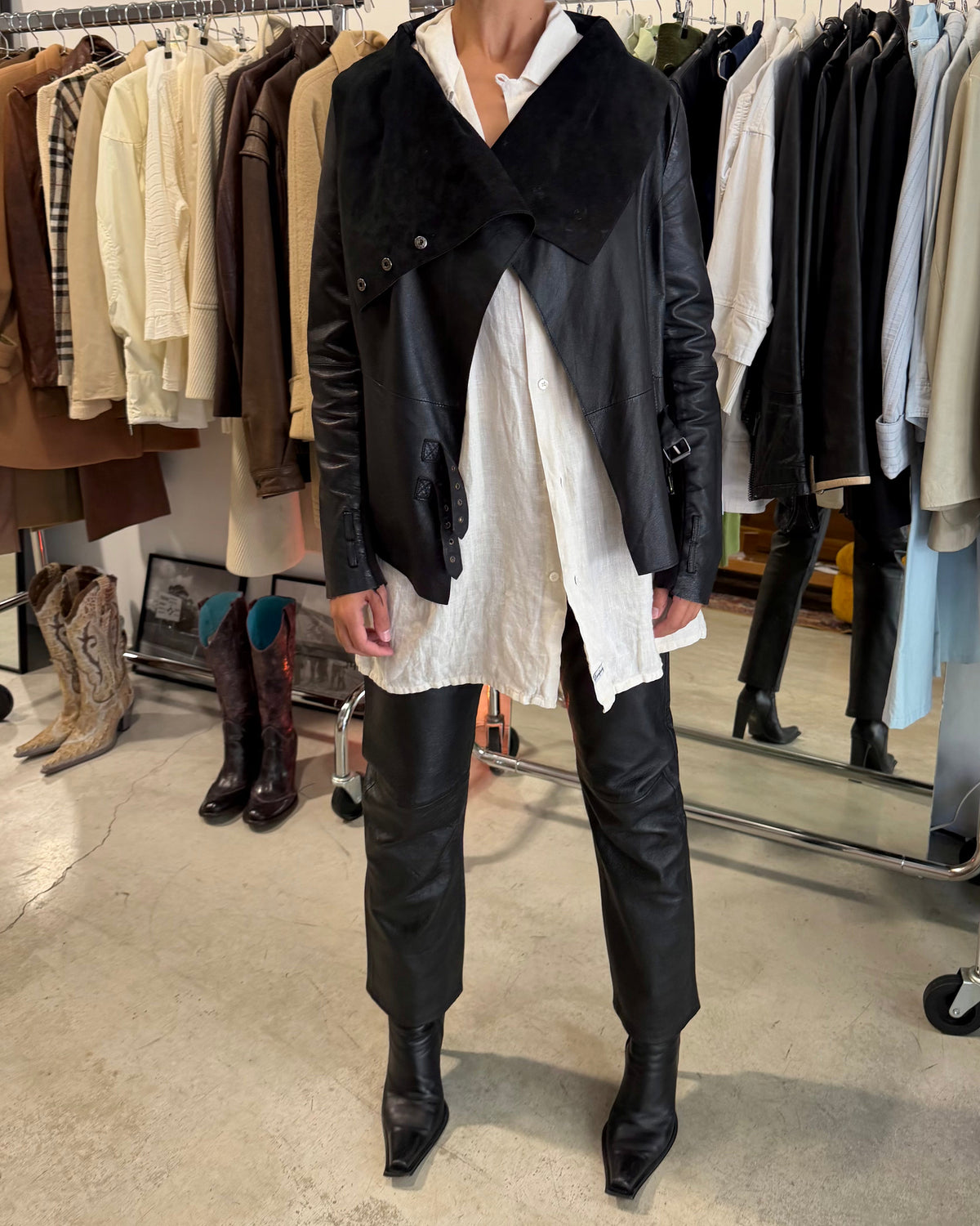 The luna leather jacket