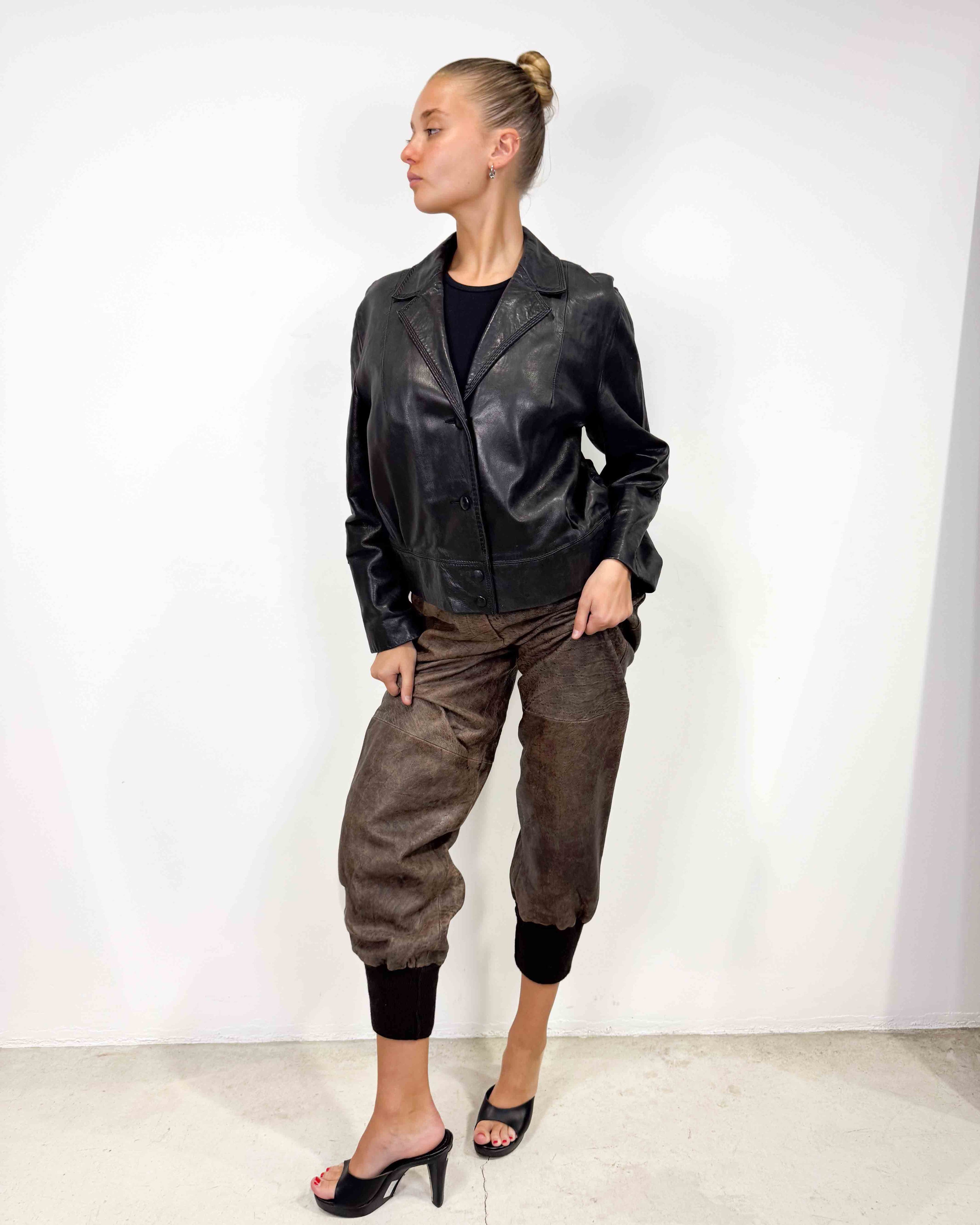 The yasmin leather jacket
