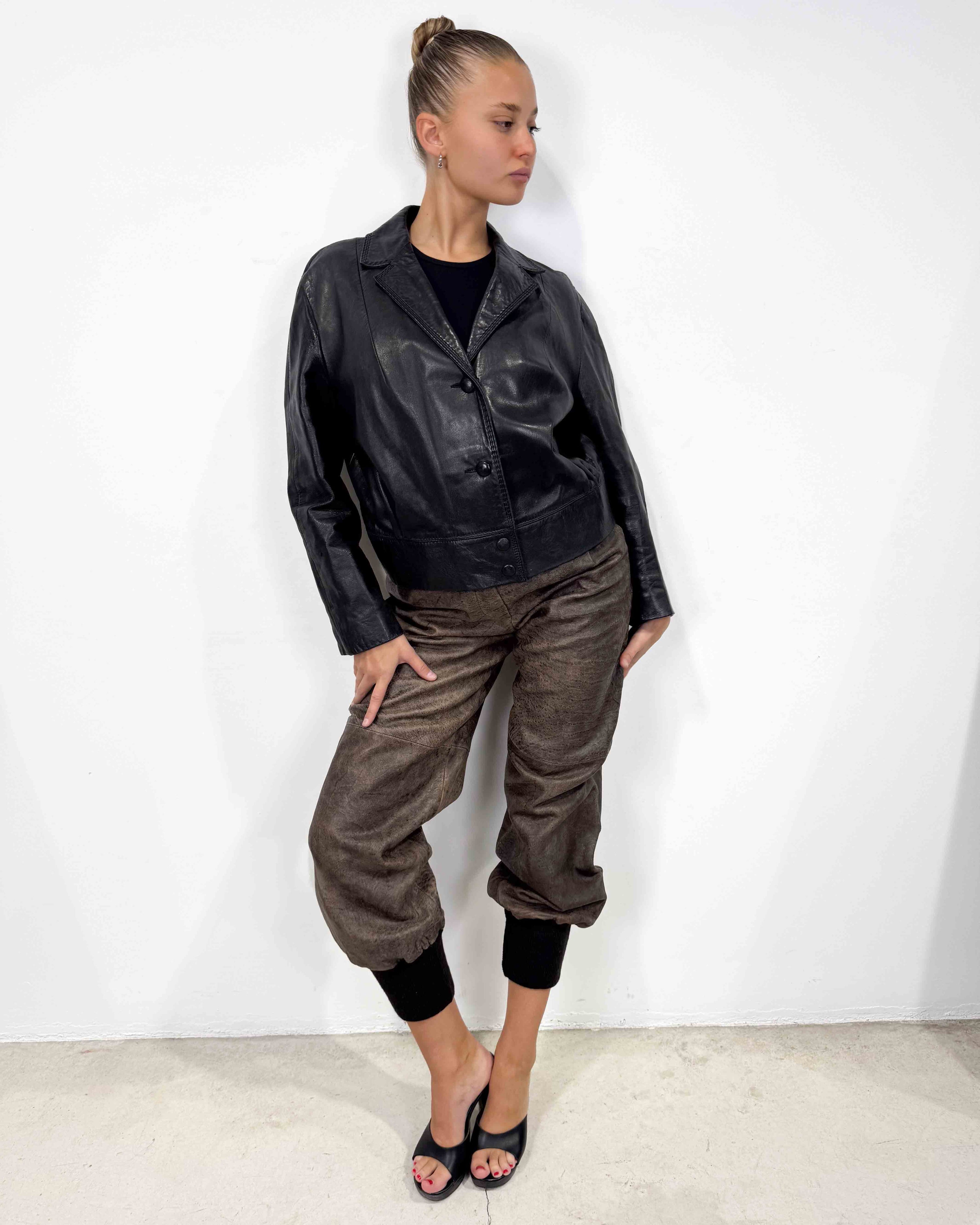 The yasmin leather jacket