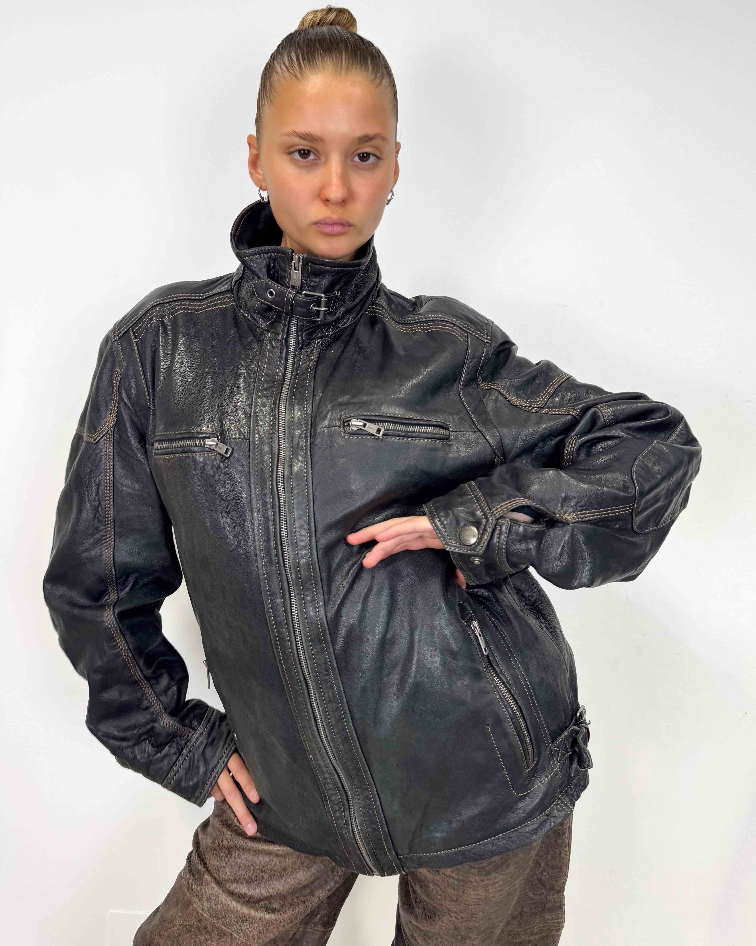 The fatima leather jacket