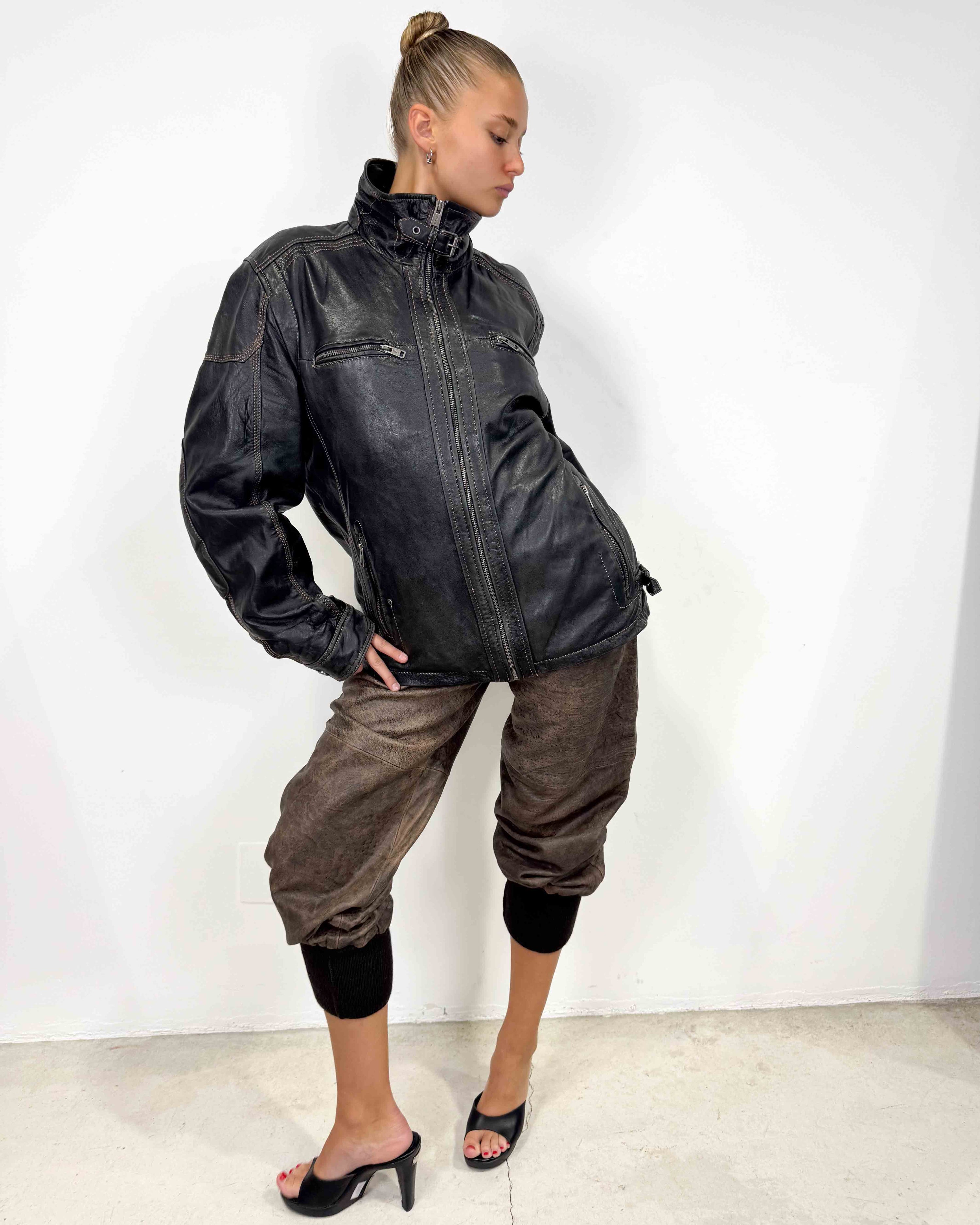 The fatima leather jacket