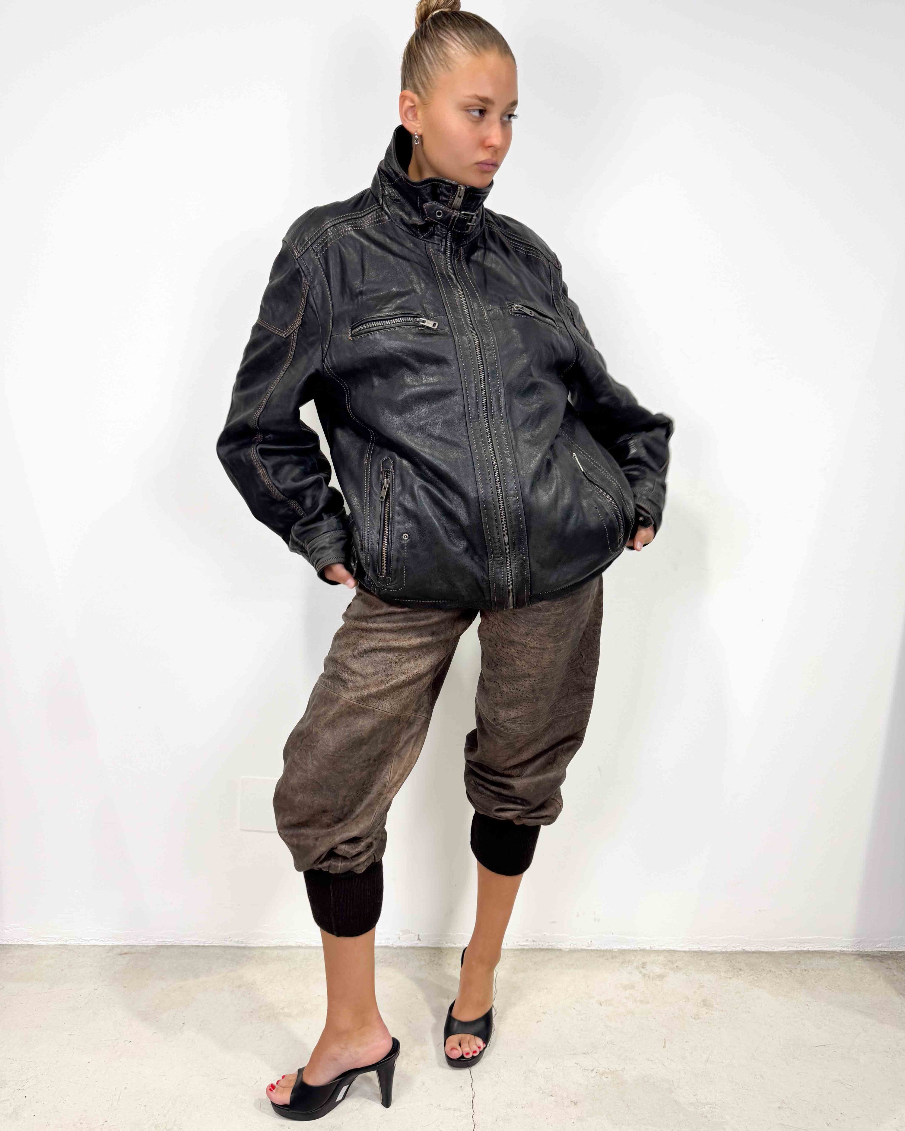 The fatima leather jacket