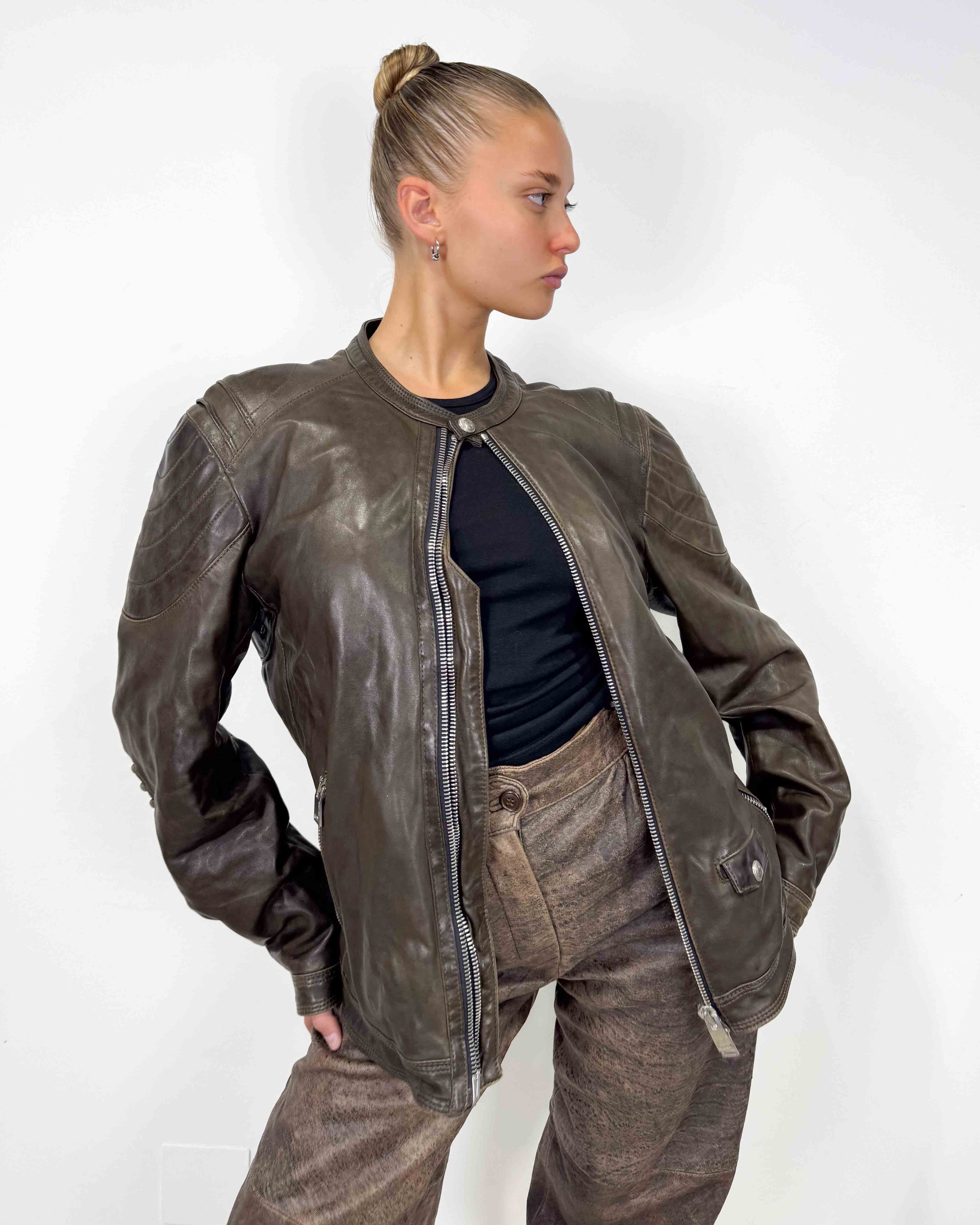The giada leather jacket