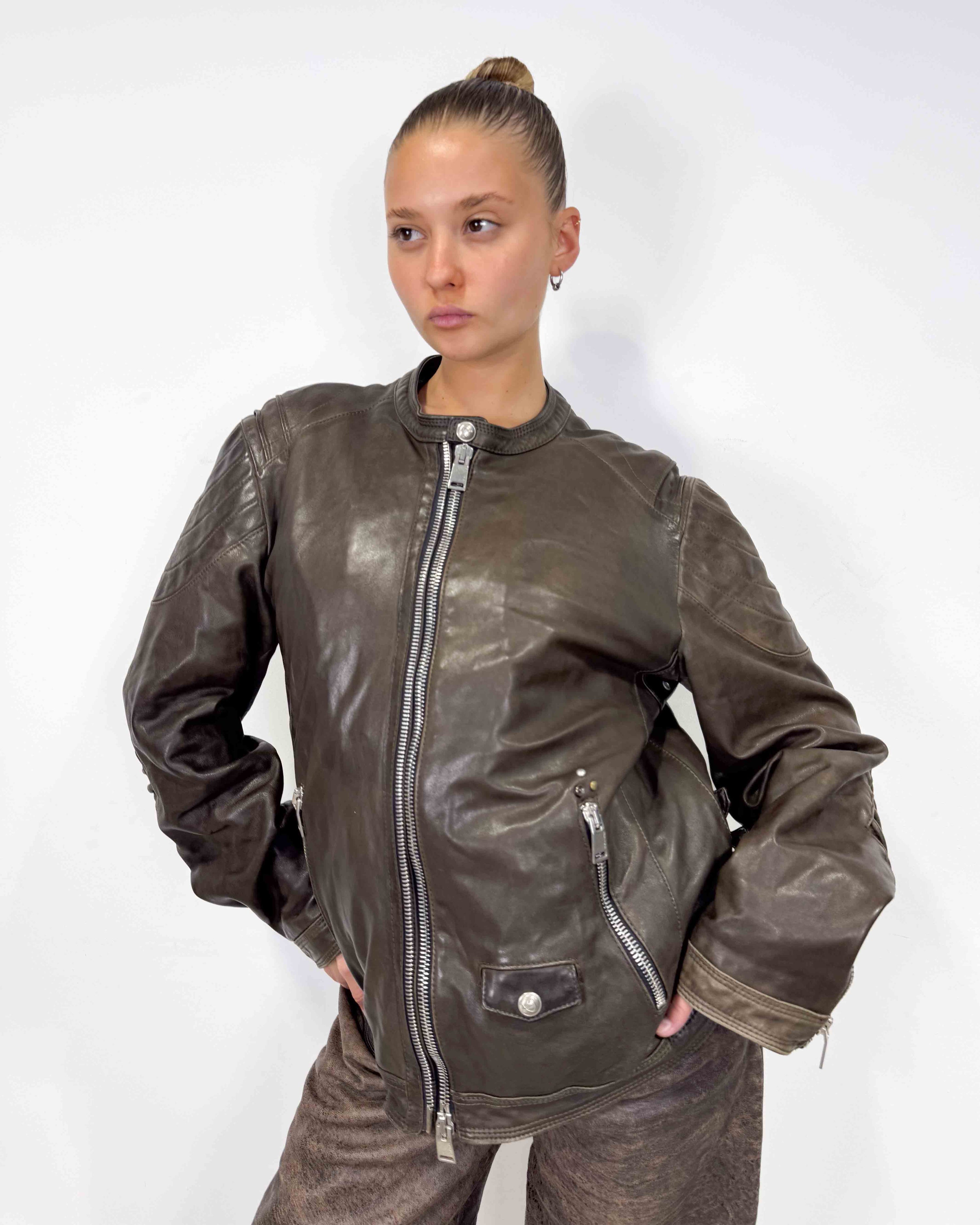 The giada leather jacket