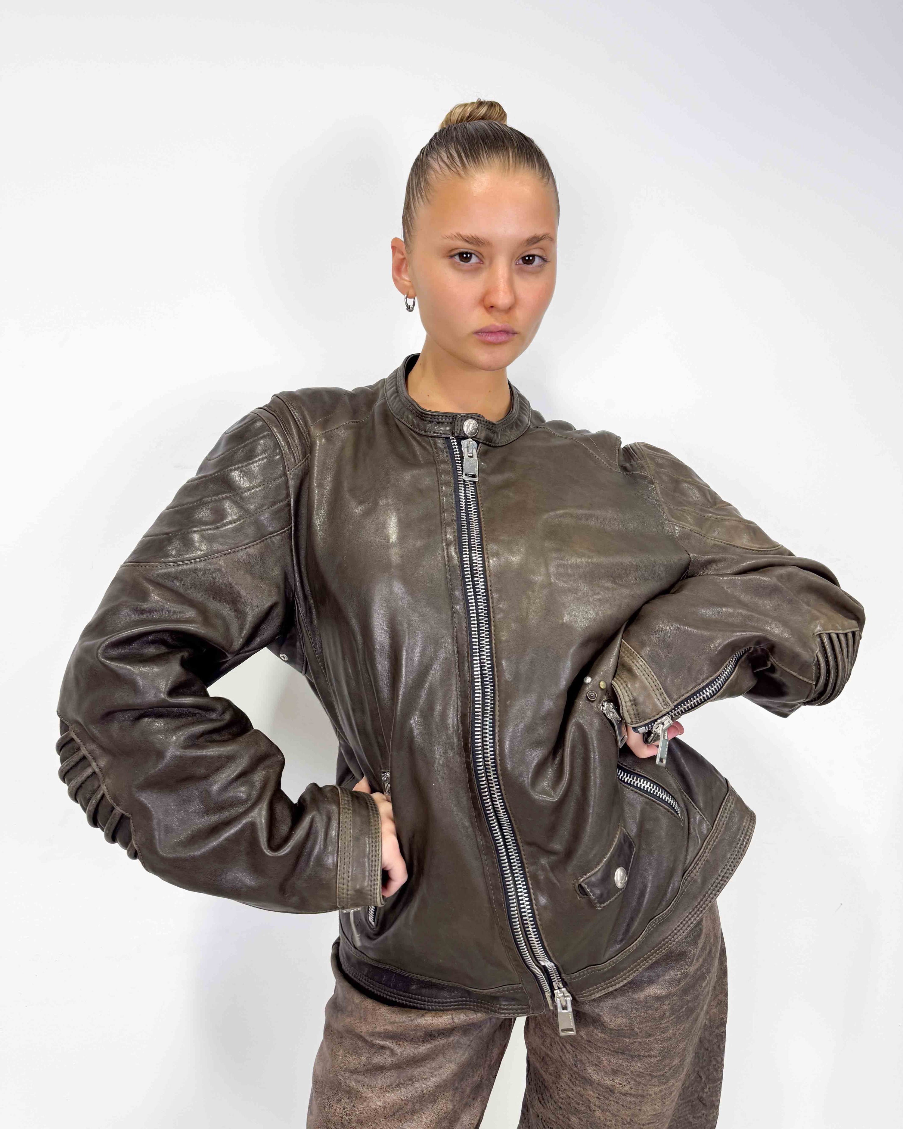 The giada leather jacket