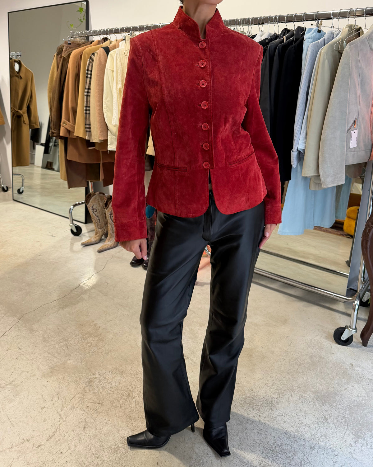 The sara leather jacket