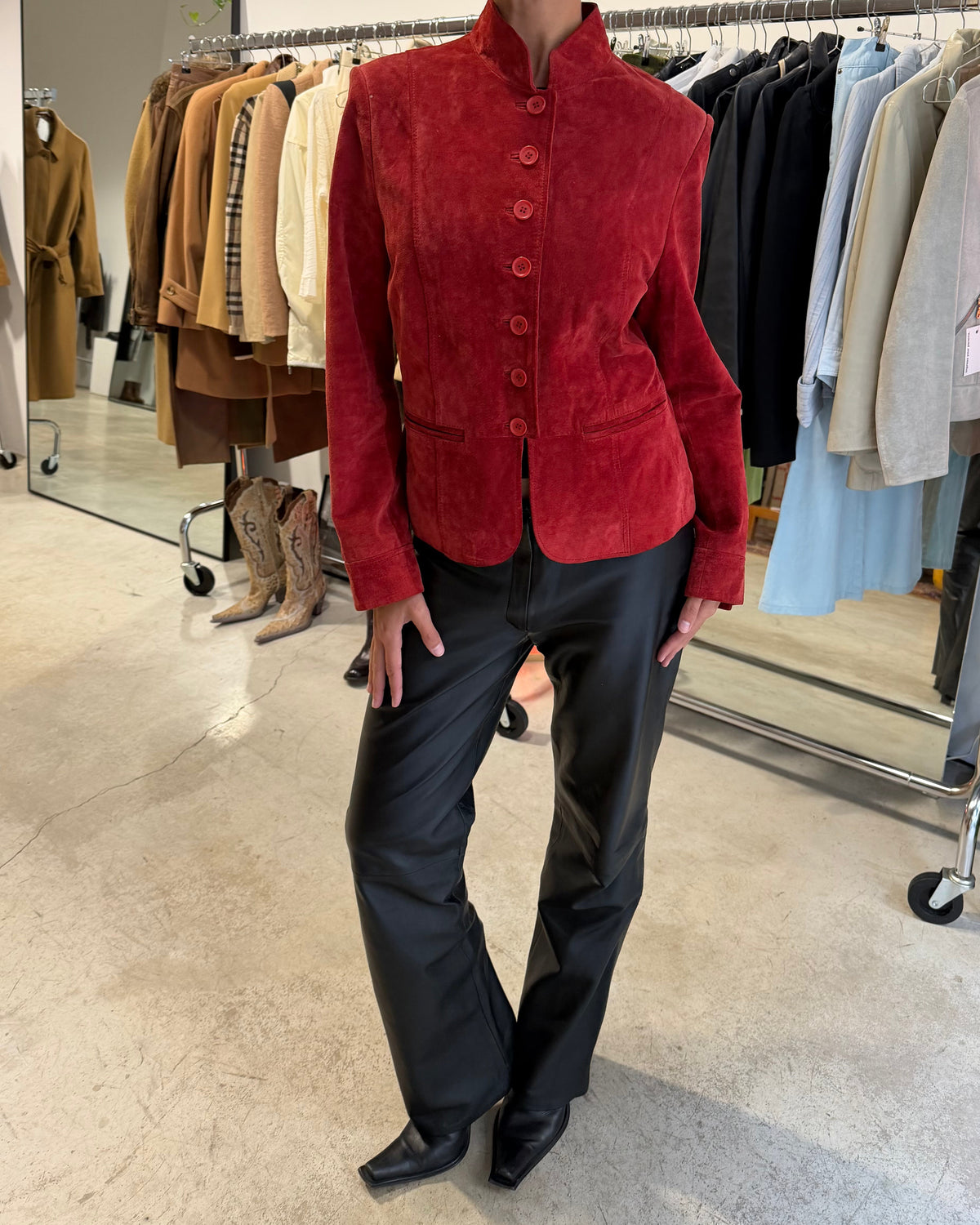 The sara leather jacket