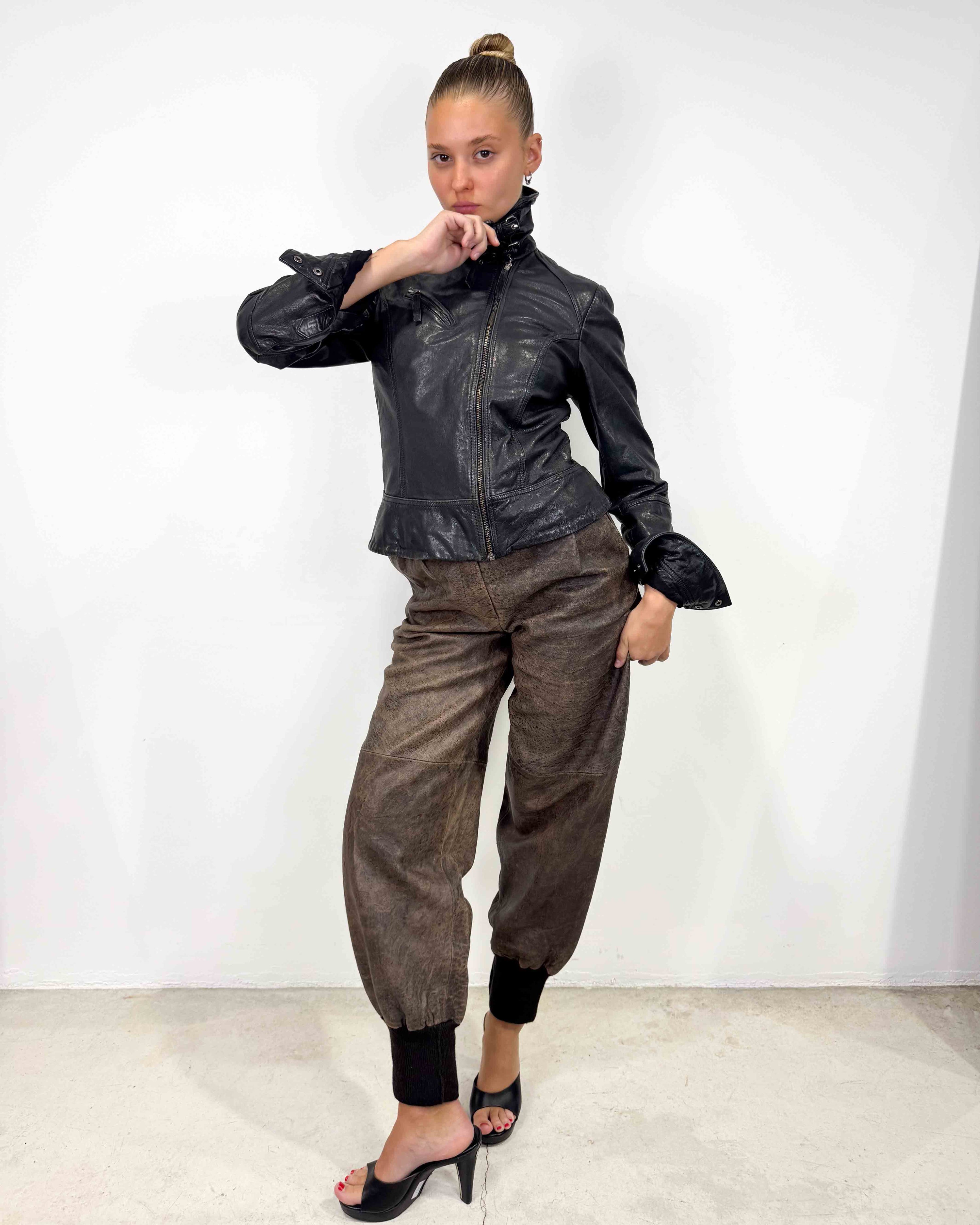 The malene leather jacket by all saints