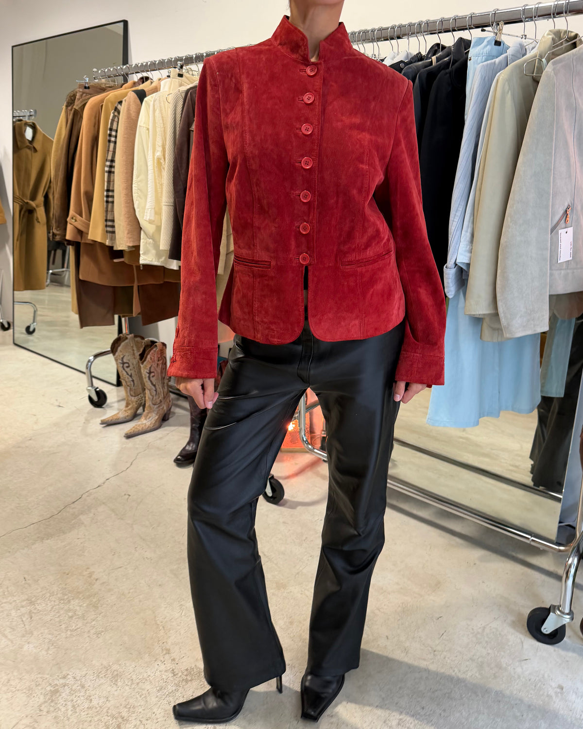 The sara leather jacket
