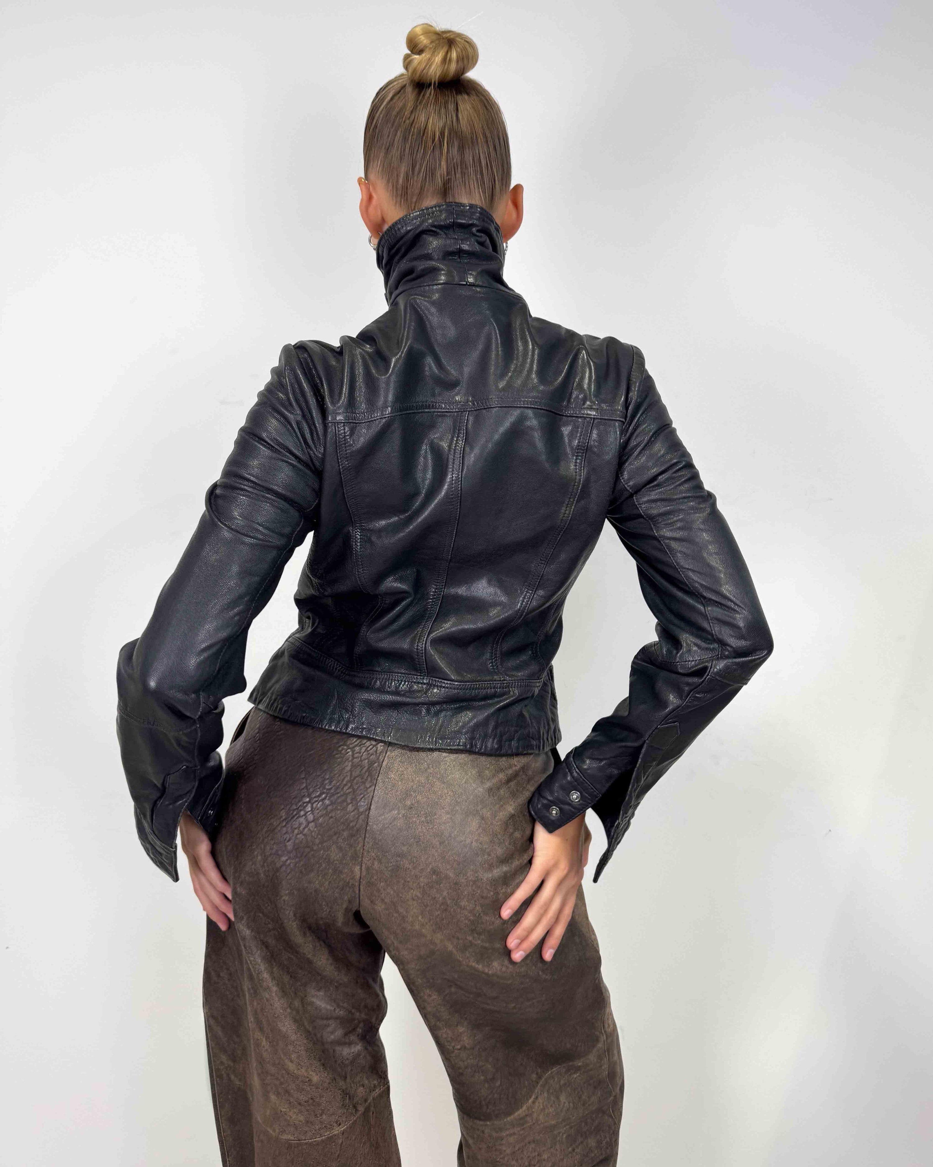 The malene leather jacket by all saints