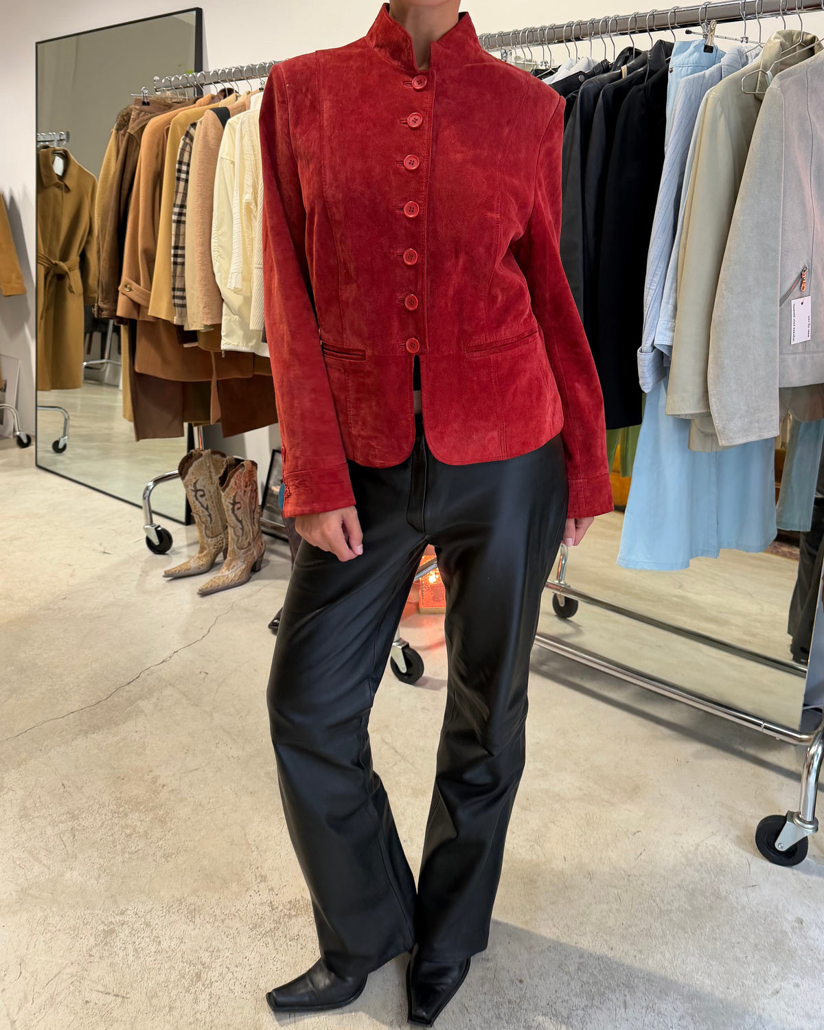 The sara leather jacket